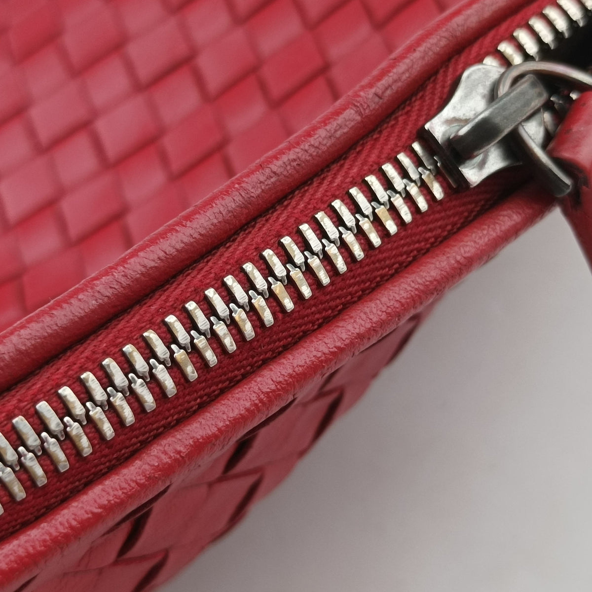 Pre-owned Bottega Veneta Nodini Intrecciato Rose Lambskin  shoulderbag | stylenewstar