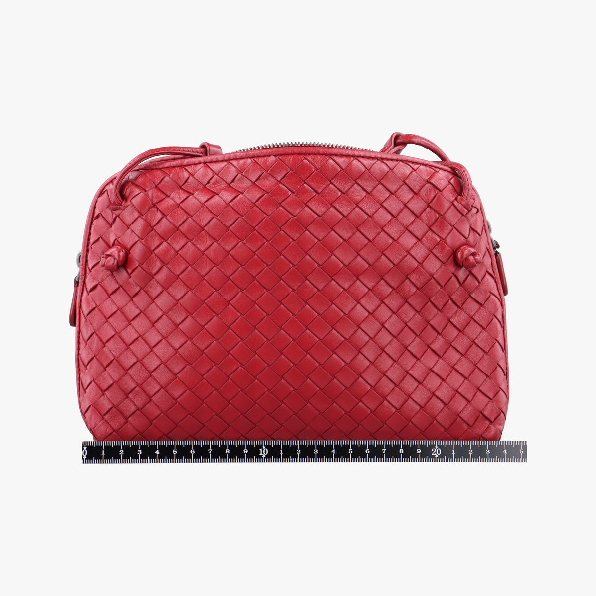 Pre-owned Bottega Veneta Nodini Intrecciato Rose Lambskin  shoulderbag | stylenewstar