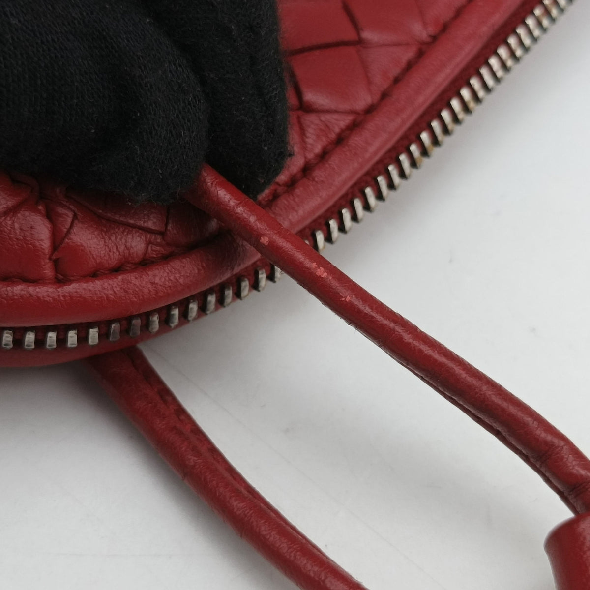 Pre-owned Bottega Veneta Nodini Intrecciato Rose Lambskin  shoulderbag | stylenewstar