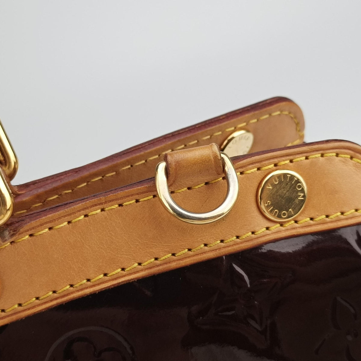 Pre-owned Louis Vuitton Brea GM AMARANTE Vernis M91616 shoulderbag | stylenewstar