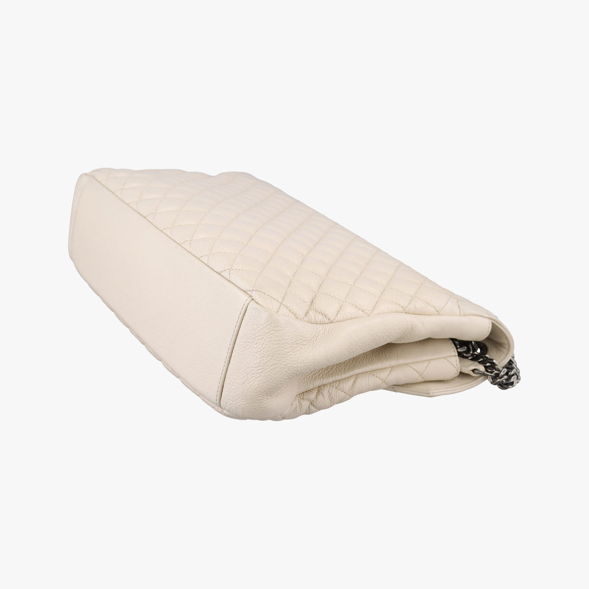 Secondhand Yves Saint Laurent ENVELOPE White Leather 440115 shoulderbag | stylenewstar