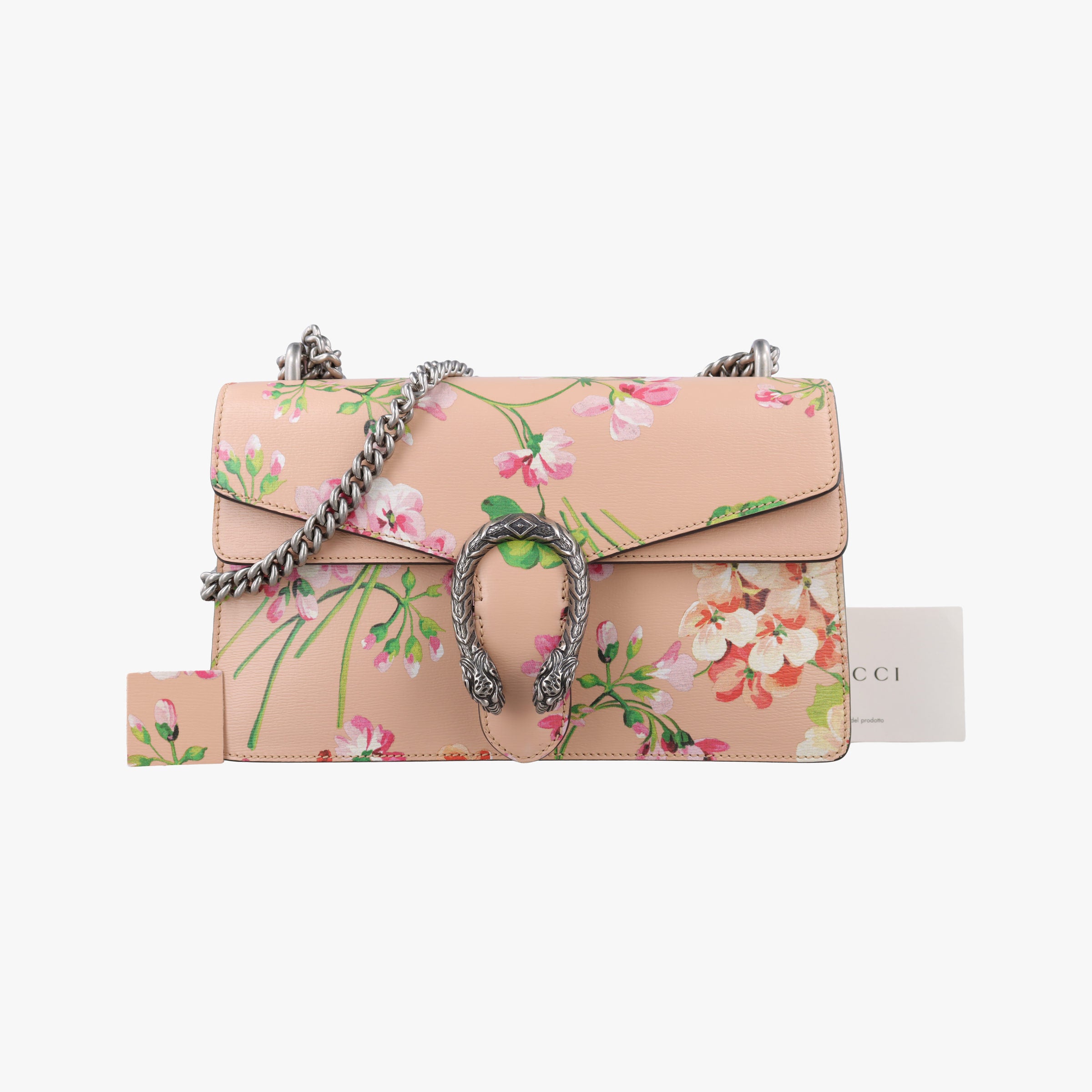 Pre-owned Gucci Dionysus Pink×Multicolour Leather 400249 shoulderbag | stylenewstar