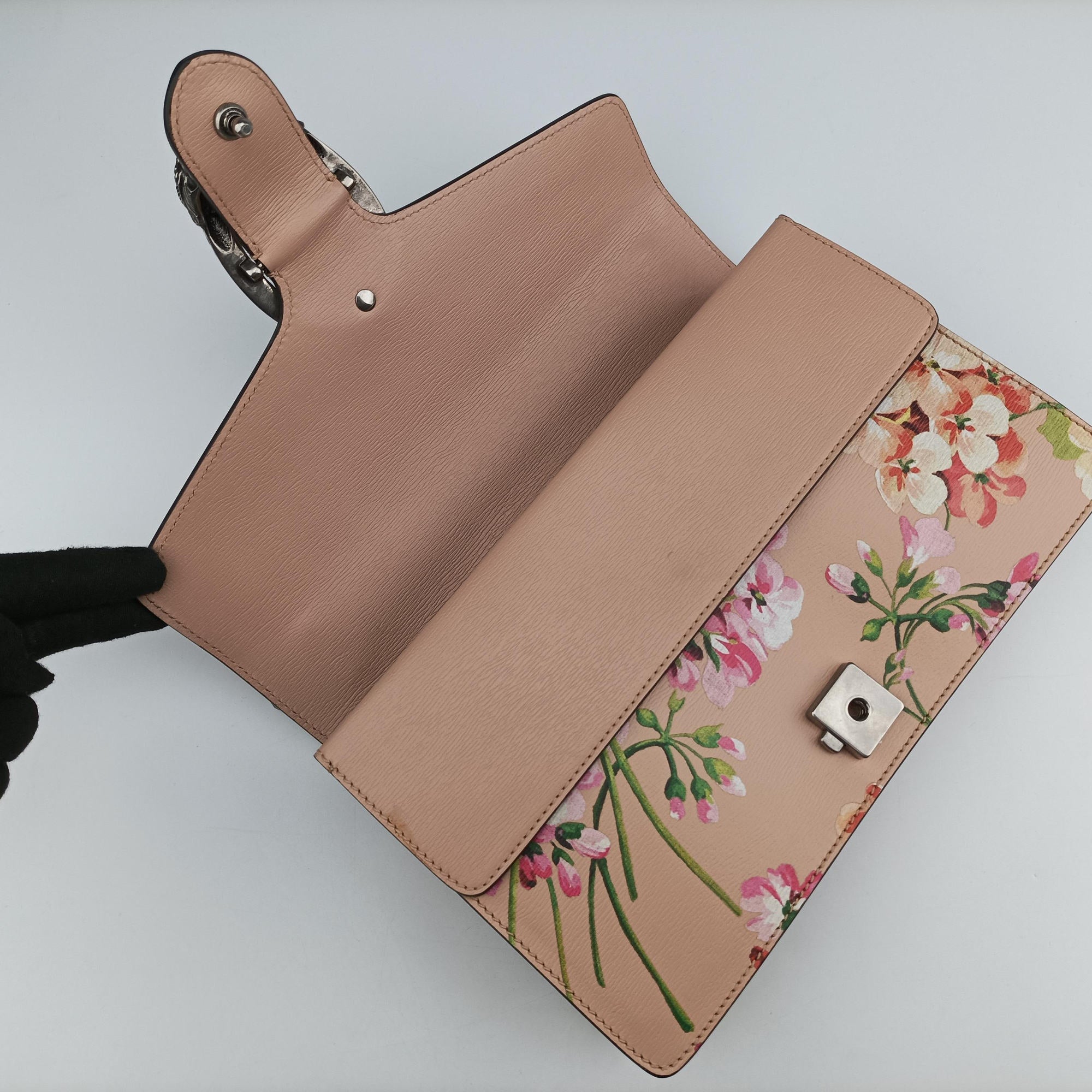 Pre-owned Gucci Dionysus Pink×Multicolour Leather 400249 shoulderbag | stylenewstar