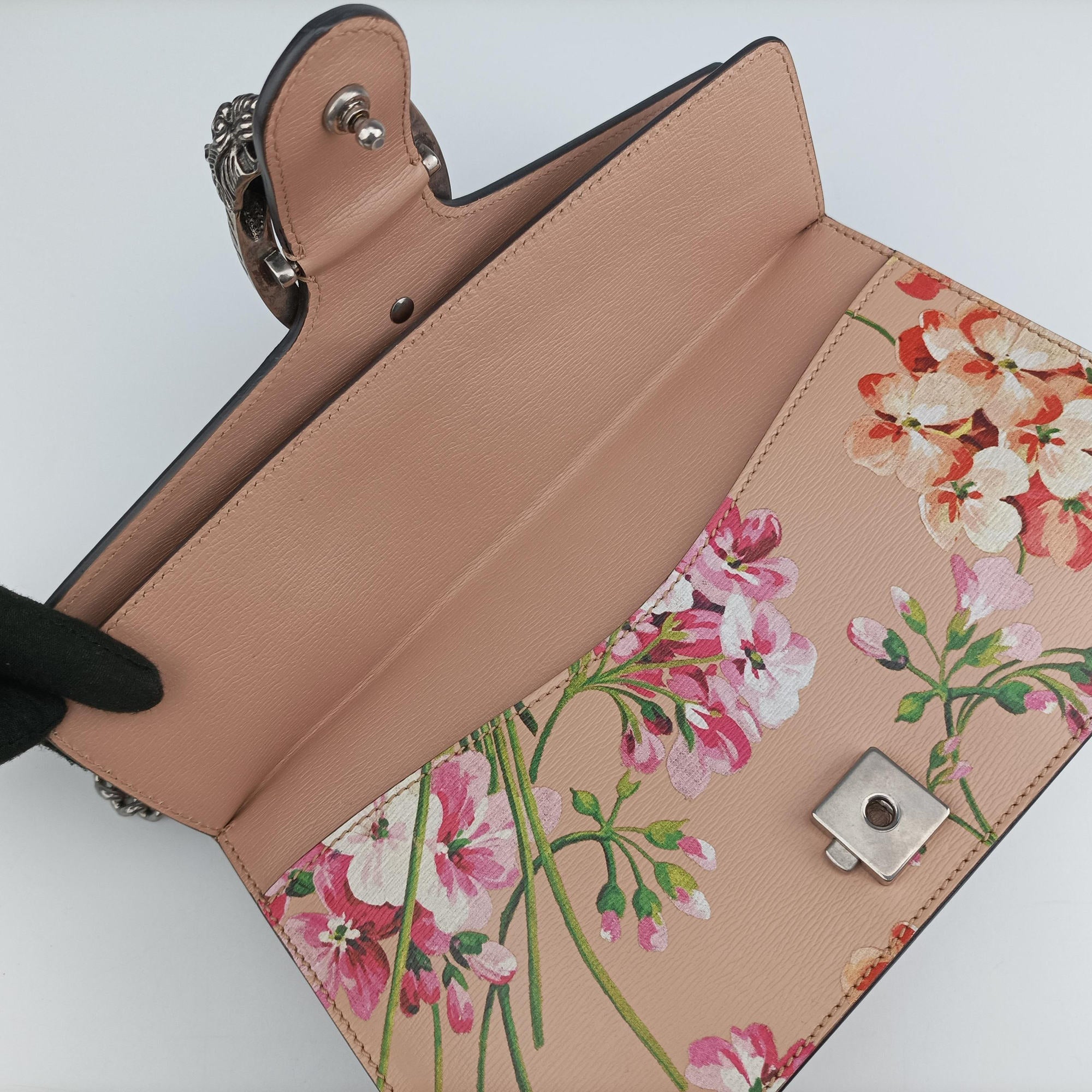 Pre-owned Gucci Dionysus Pink×Multicolour Leather 400249 shoulderbag | stylenewstar