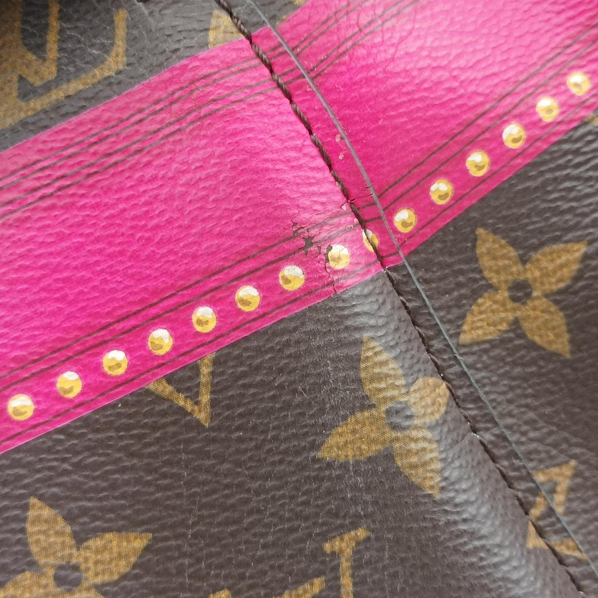 Pre-owned Louis Vuitton NeoNoe brown×Multicolor Monogram Canvas M40649 shoulderbag | stylenewstar