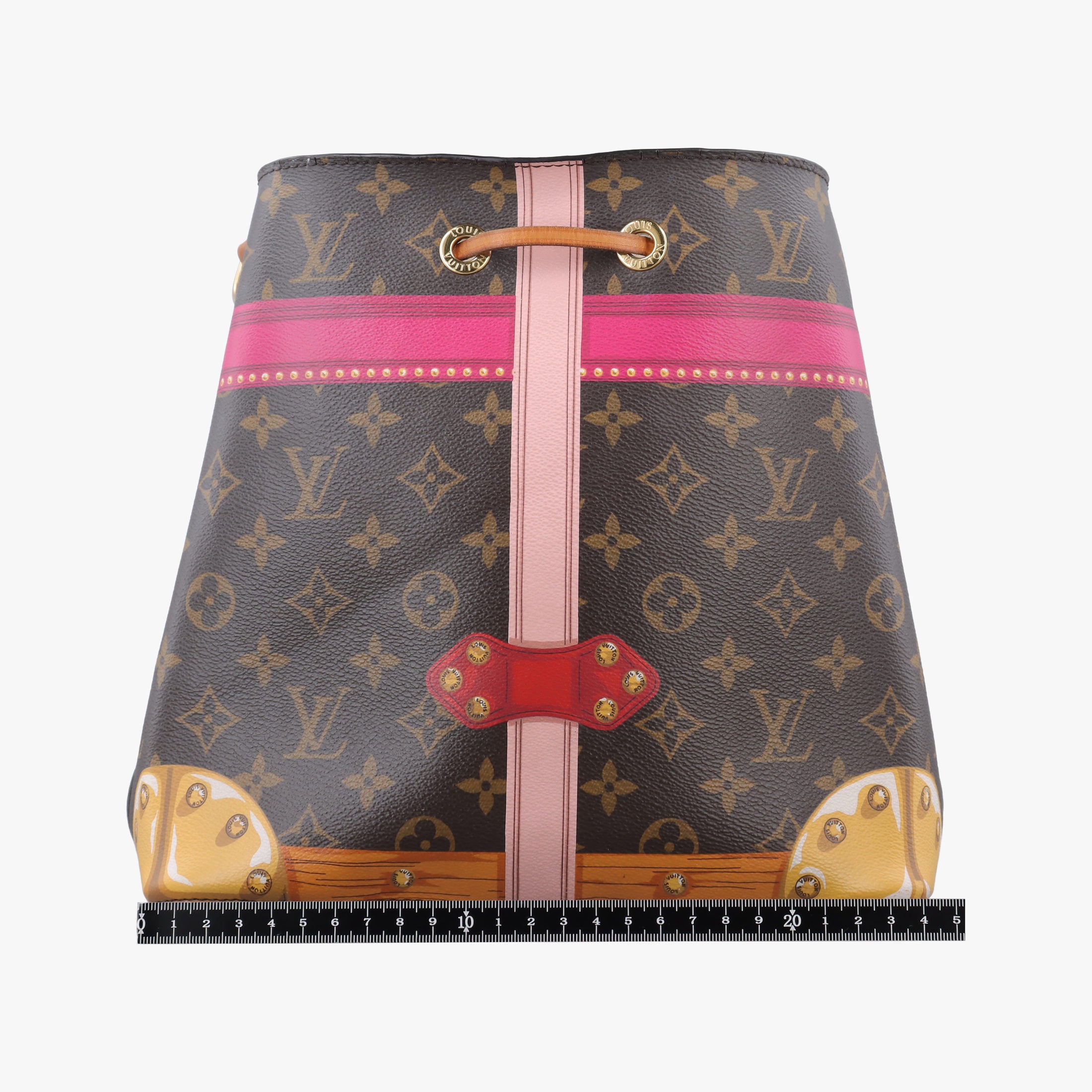 Pre-owned Louis Vuitton NeoNoe brown×Multicolor Monogram Canvas M40649 shoulderbag | stylenewstar