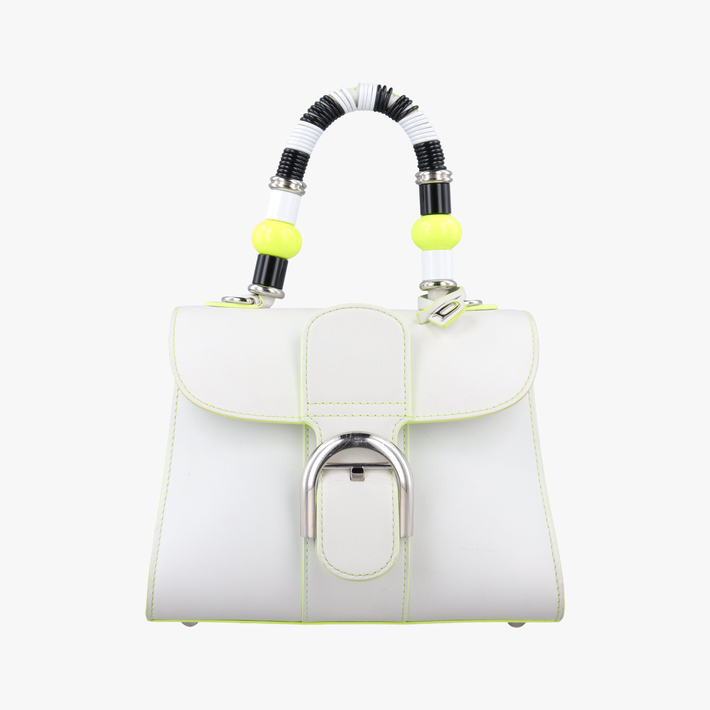 Secondhand Delvaux Brillant mini White Leather  handbag | stylenewstar