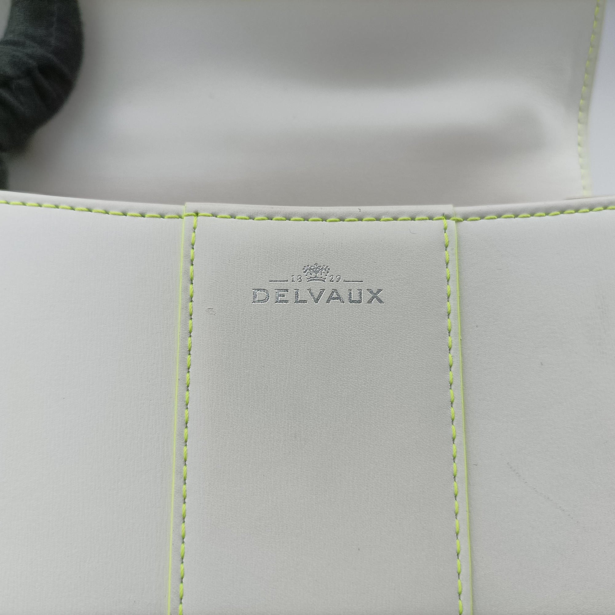 Secondhand Delvaux Brillant mini White Leather  handbag | stylenewstar
