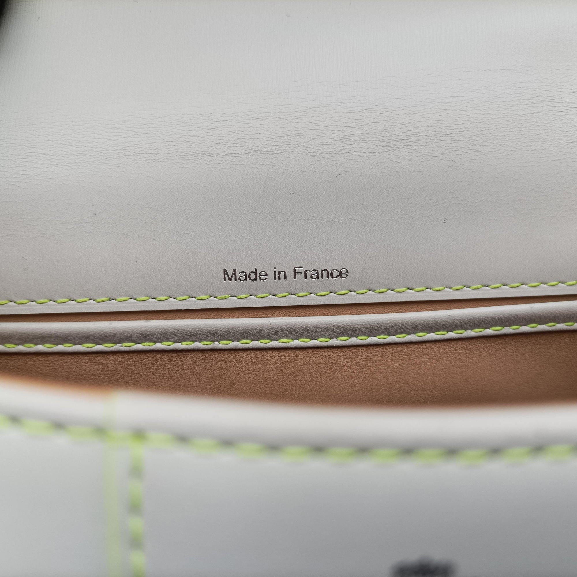 Secondhand Delvaux Brillant mini White Leather  handbag | stylenewstar
