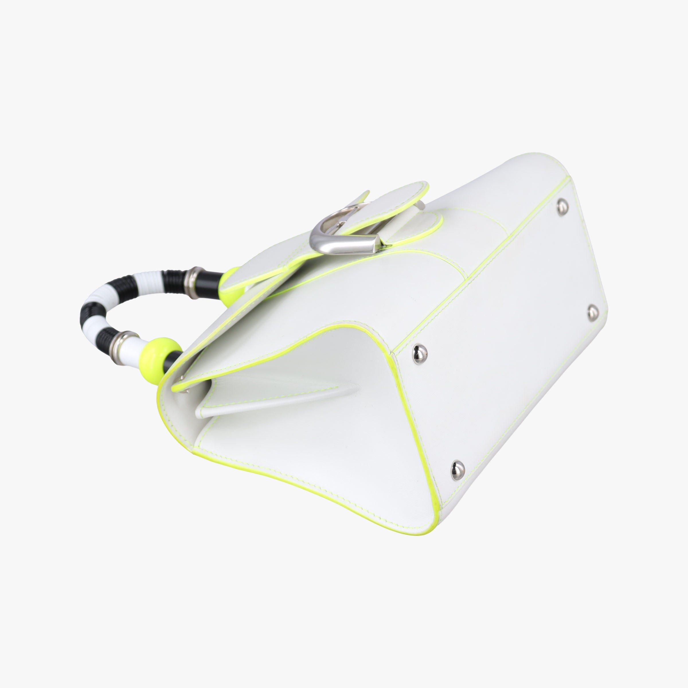Secondhand Delvaux Brillant mini White Leather  handbag | stylenewstar