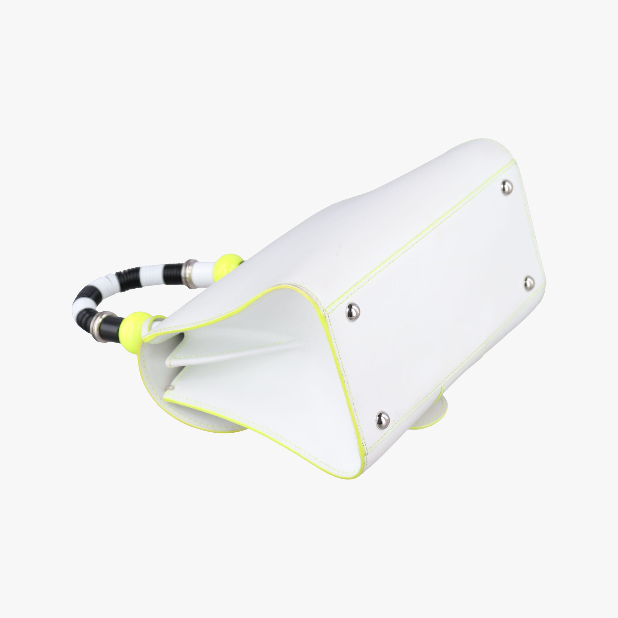 Secondhand Delvaux Brillant mini White Leather  handbag | stylenewstar