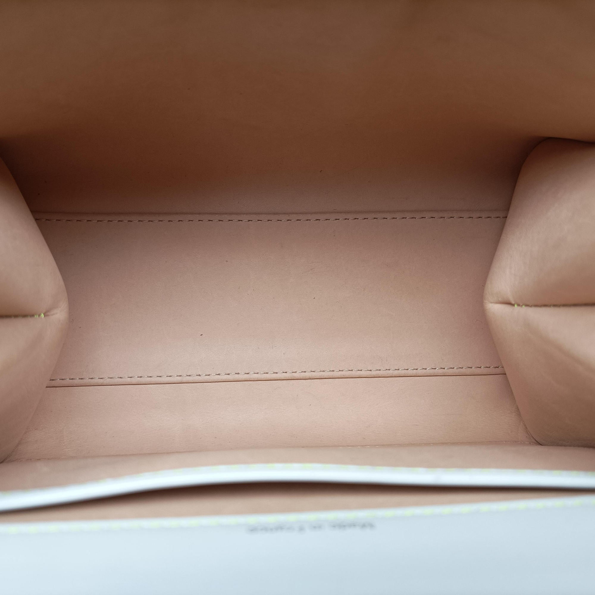 Secondhand Delvaux Brillant mini White Leather  handbag | stylenewstar