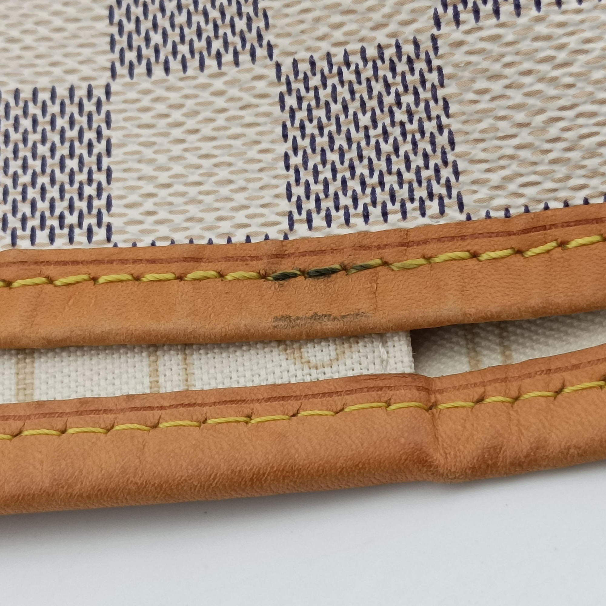 Pre-owned Louis Vuitton NEVERFULL GM Azur Damier Canvas N51108 handbag | stylenewstar