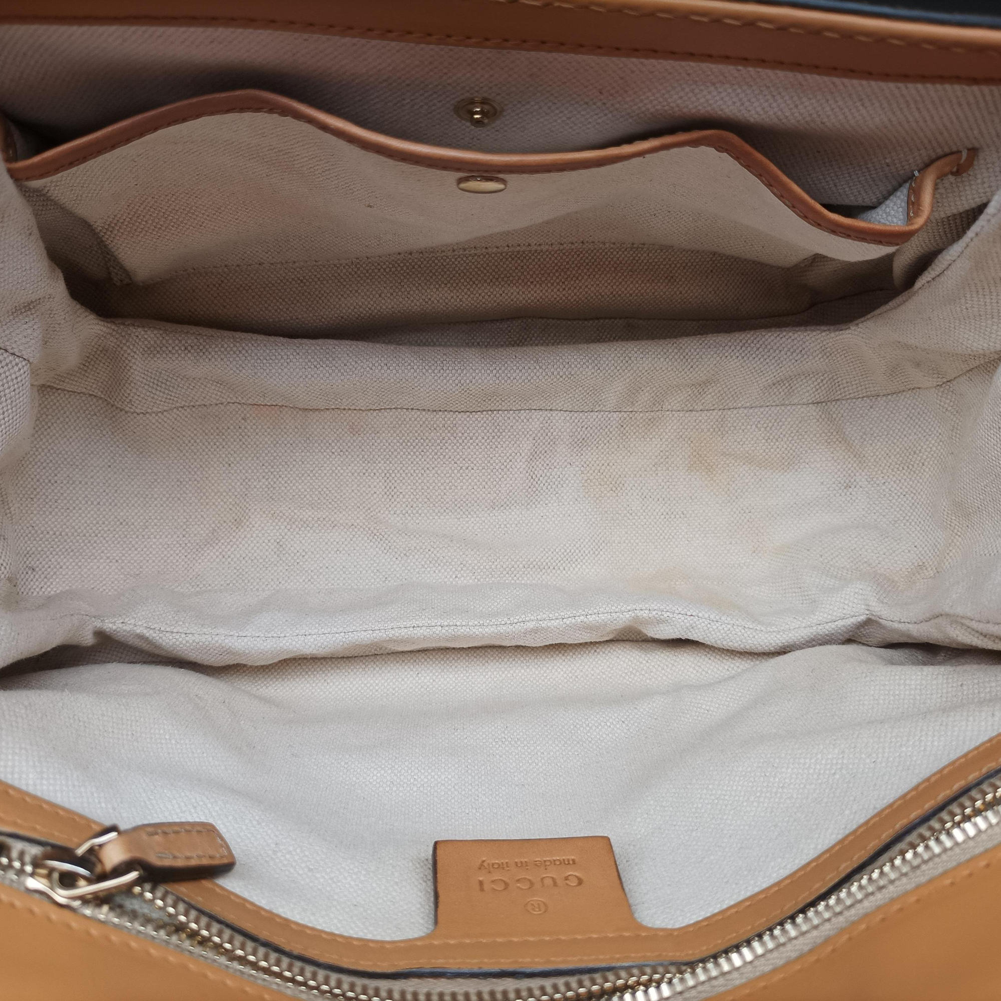 Pre-owned Gucci New Bamboo Multicolour ponyhair×Leather 254884 handbag | stylenewstar