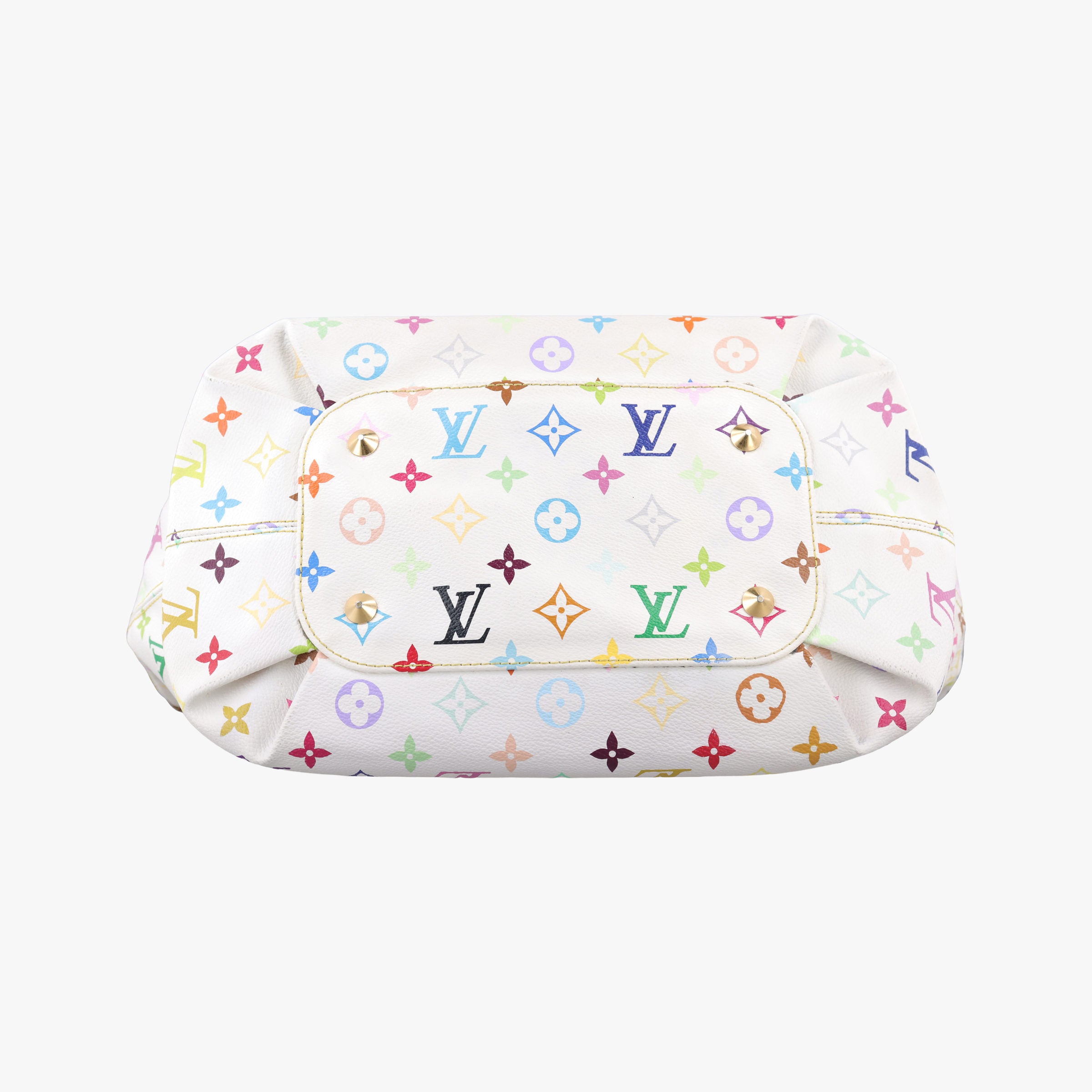 Pre-owned Louis Vuitton ANNIE GM white Monogram Multicolor M40303 shoulderbag | stylenewstar