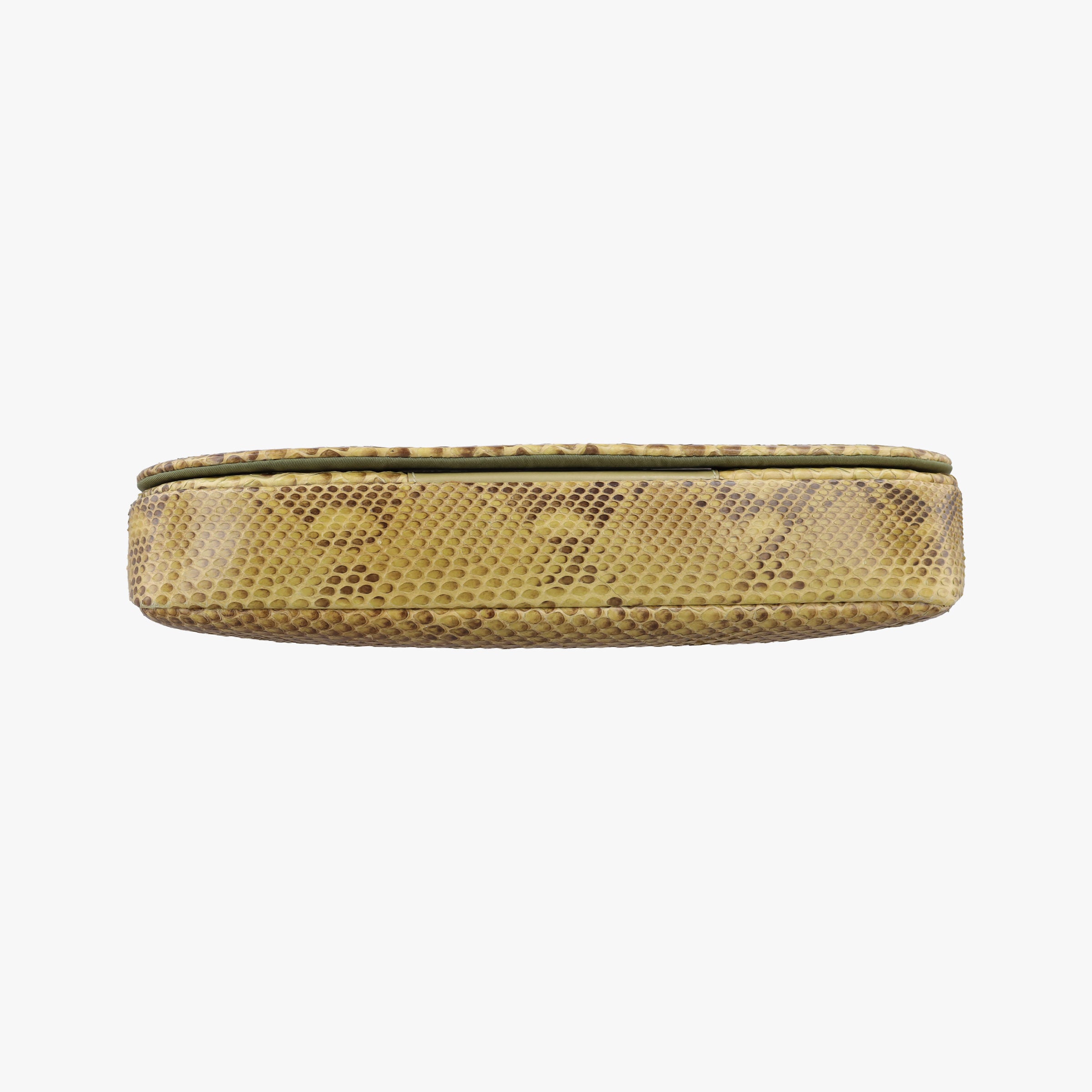Pre-owned Christian Dior Malice Camel Python skin  shoulderbag | stylenewstar