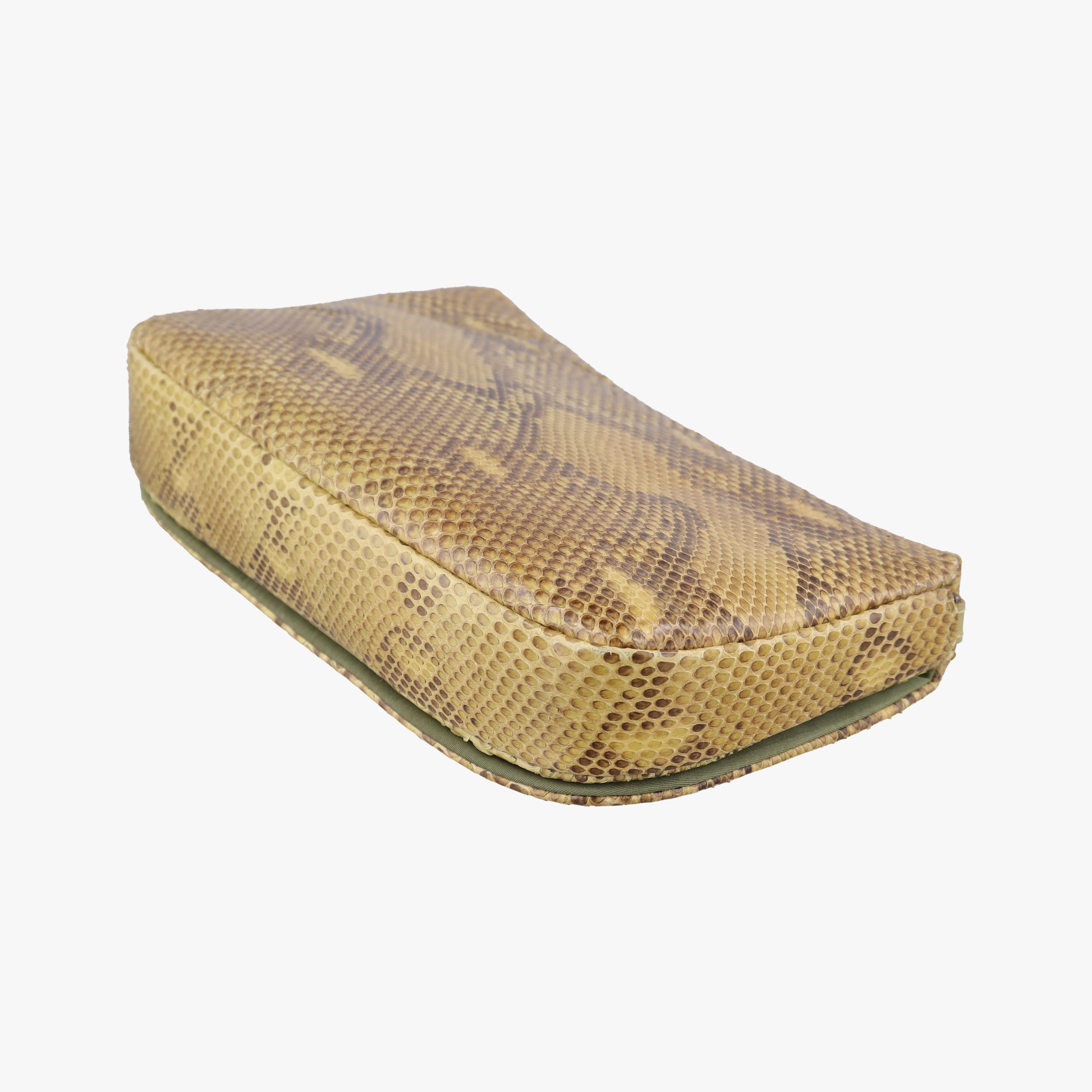 Pre-owned Christian Dior Malice Camel Python skin  shoulderbag | stylenewstar