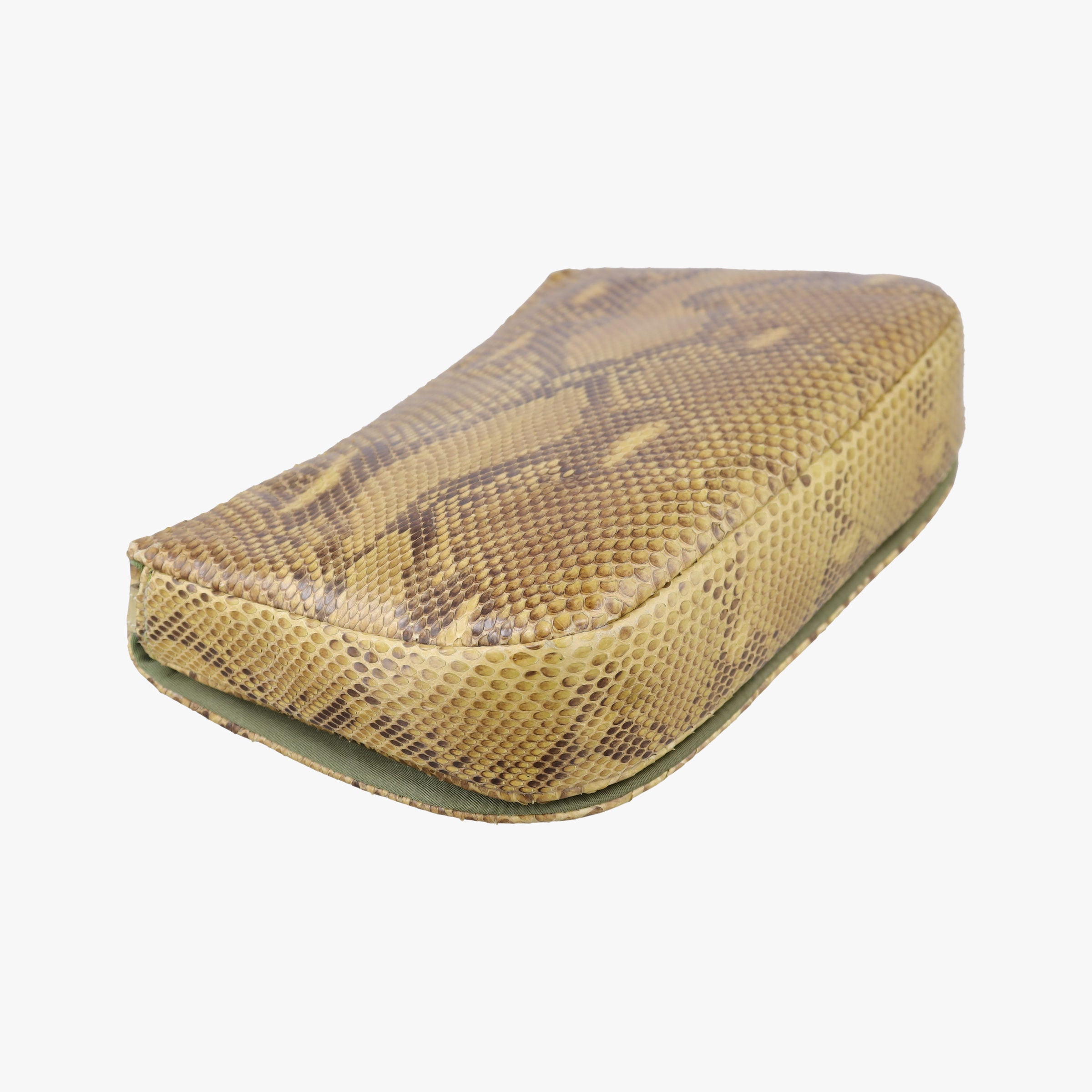 Pre-owned Christian Dior Malice Camel Python skin  shoulderbag | stylenewstar