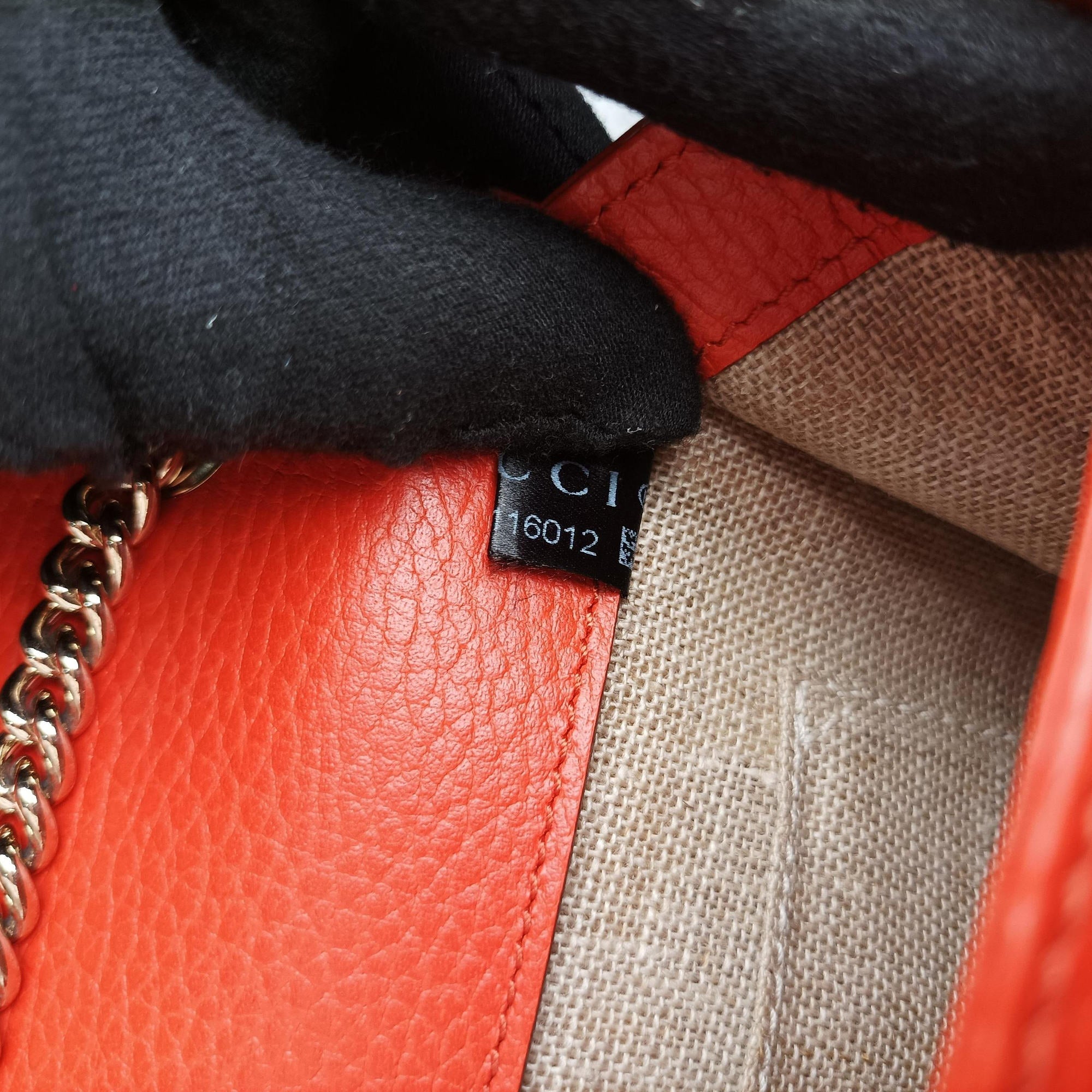Pre-owned Gucci Interlocking G Orange Leather 510304 shoulderbag | stylenewstar
