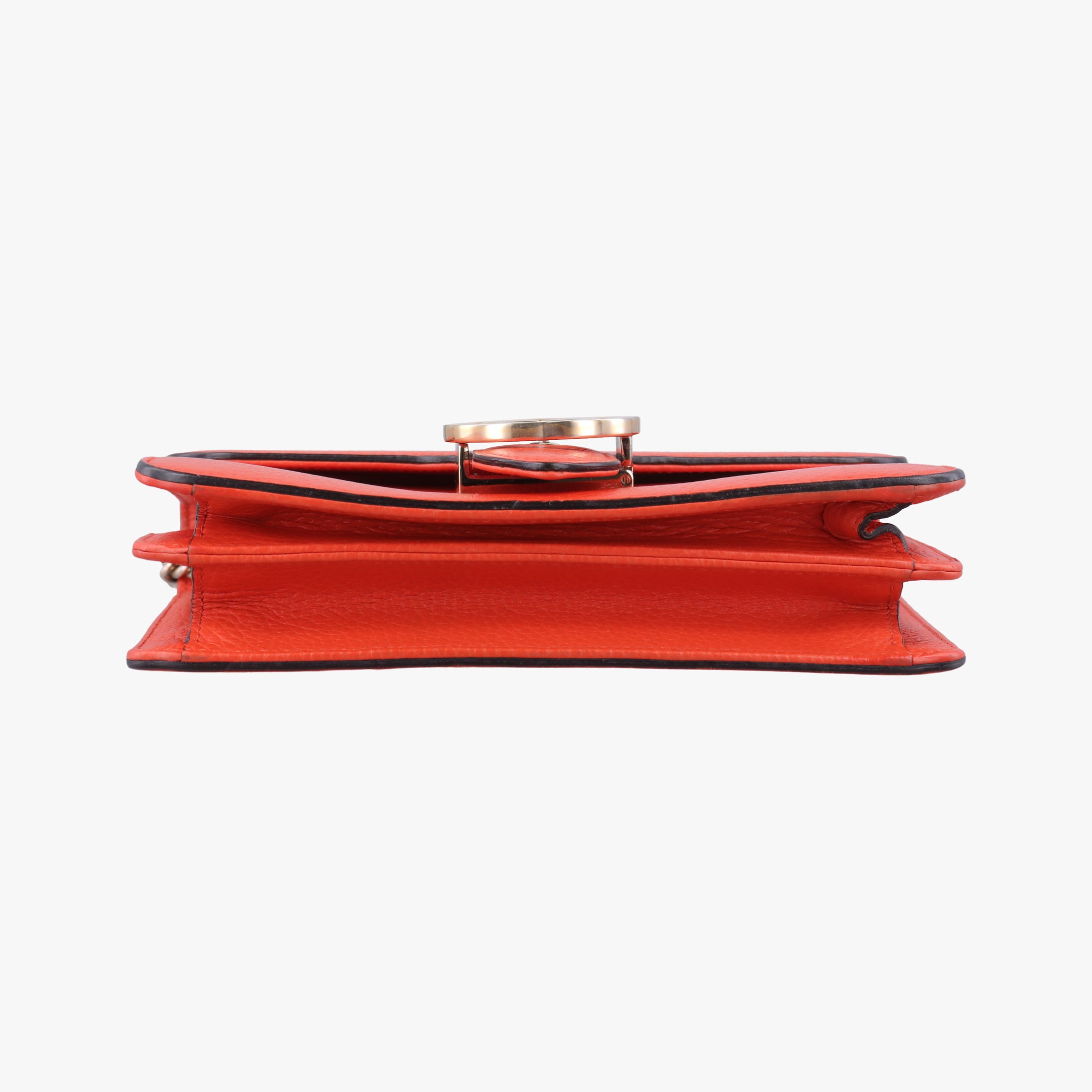 Pre-owned Gucci Interlocking G Orange Leather 510304 shoulderbag | stylenewstar