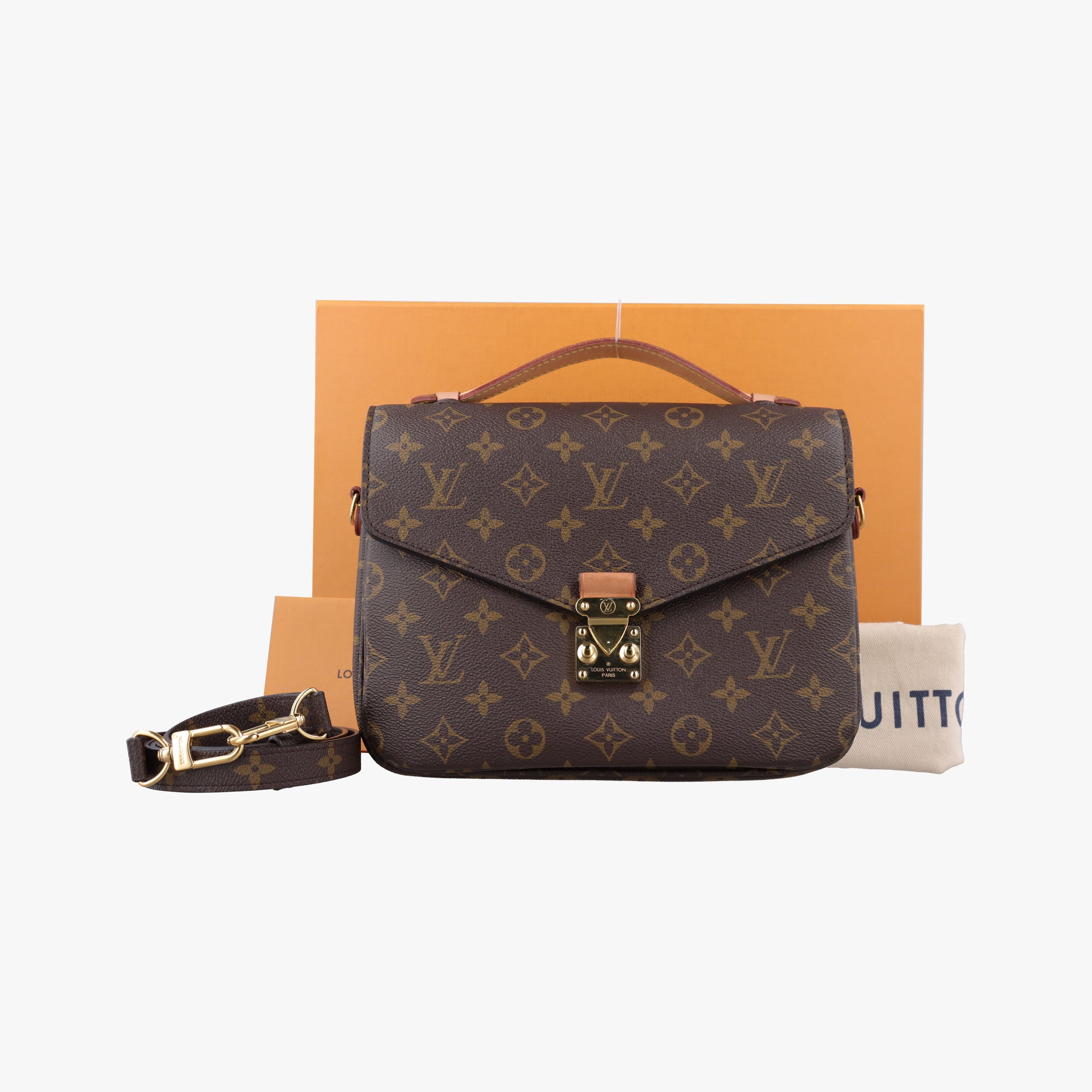 Secondhand Louis Vuitton Pochette Metis MM Brown Monogram Canvas M44875 shoulderbag | stylenewstar