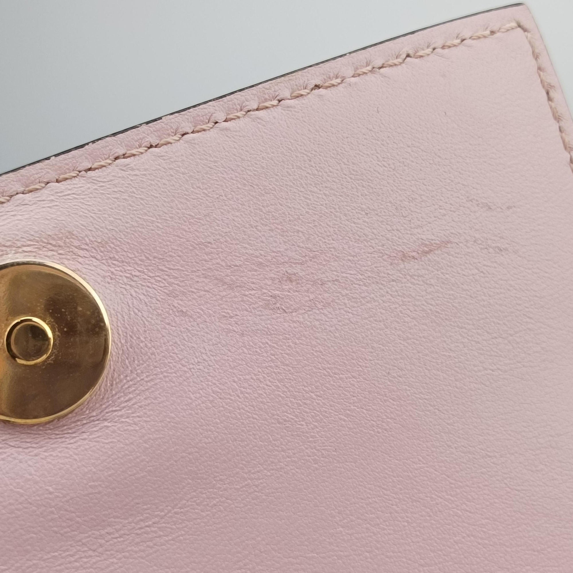 Pre-owned Valentino My Rockstud Pink Leather  shoulderbag | stylenewstar