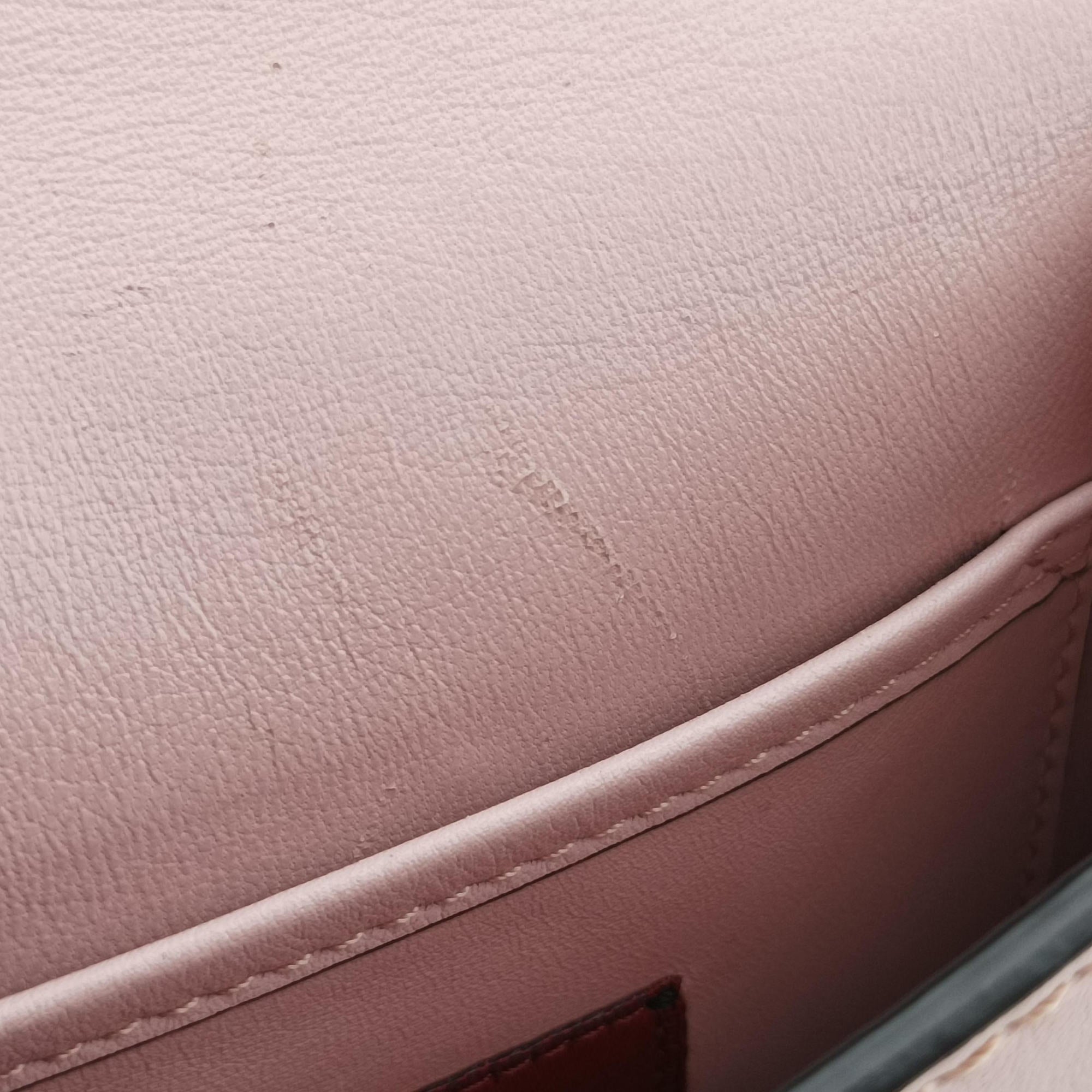 Pre-owned Valentino My Rockstud Pink Leather  shoulderbag | stylenewstar