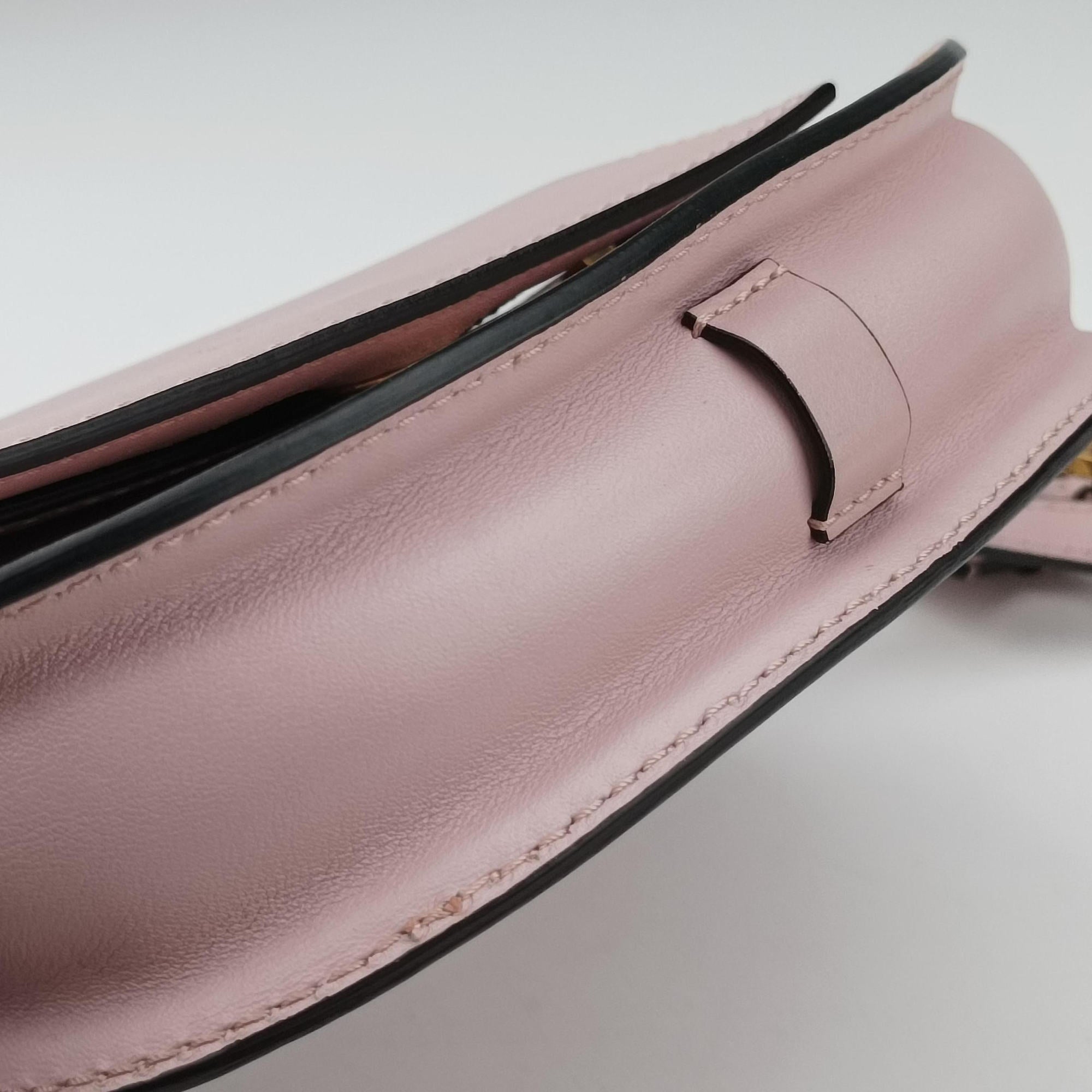 Pre-owned Valentino My Rockstud Pink Leather  shoulderbag | stylenewstar