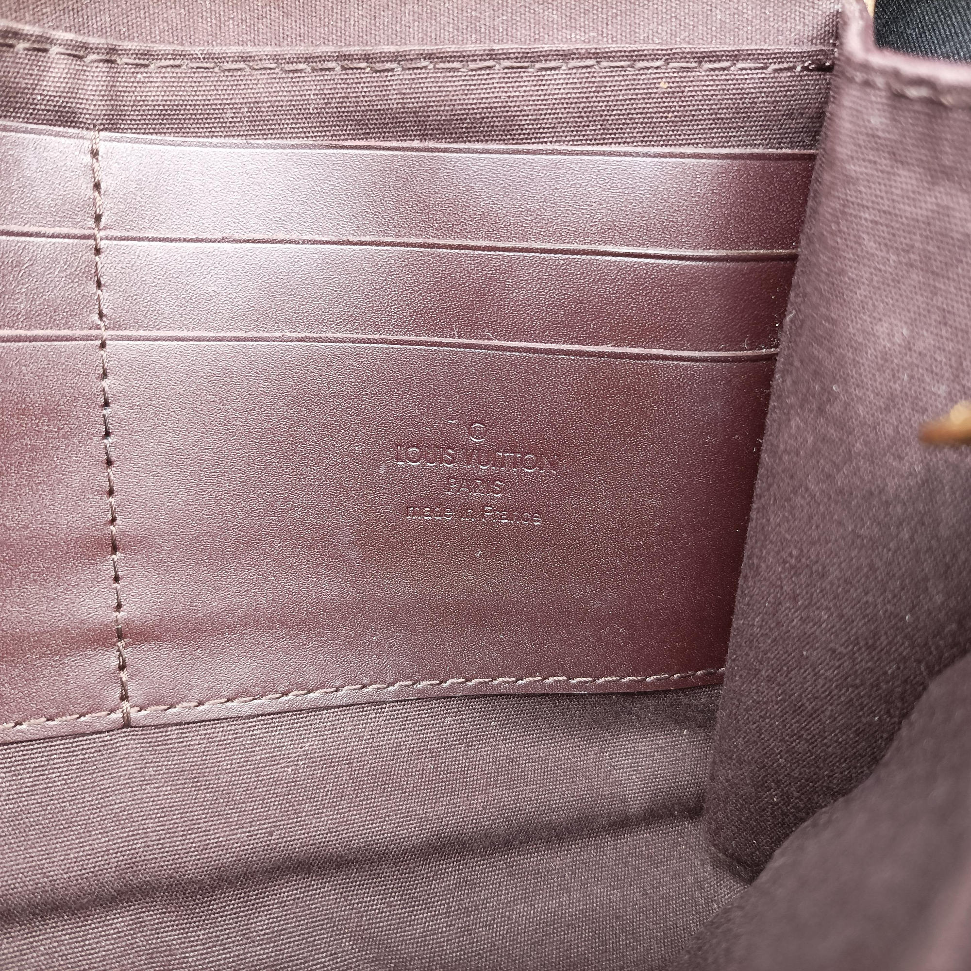 Pre-owned Louis Vuitton Belle Air Amarante Vernis M93613 shoulderbag | stylenewstar
