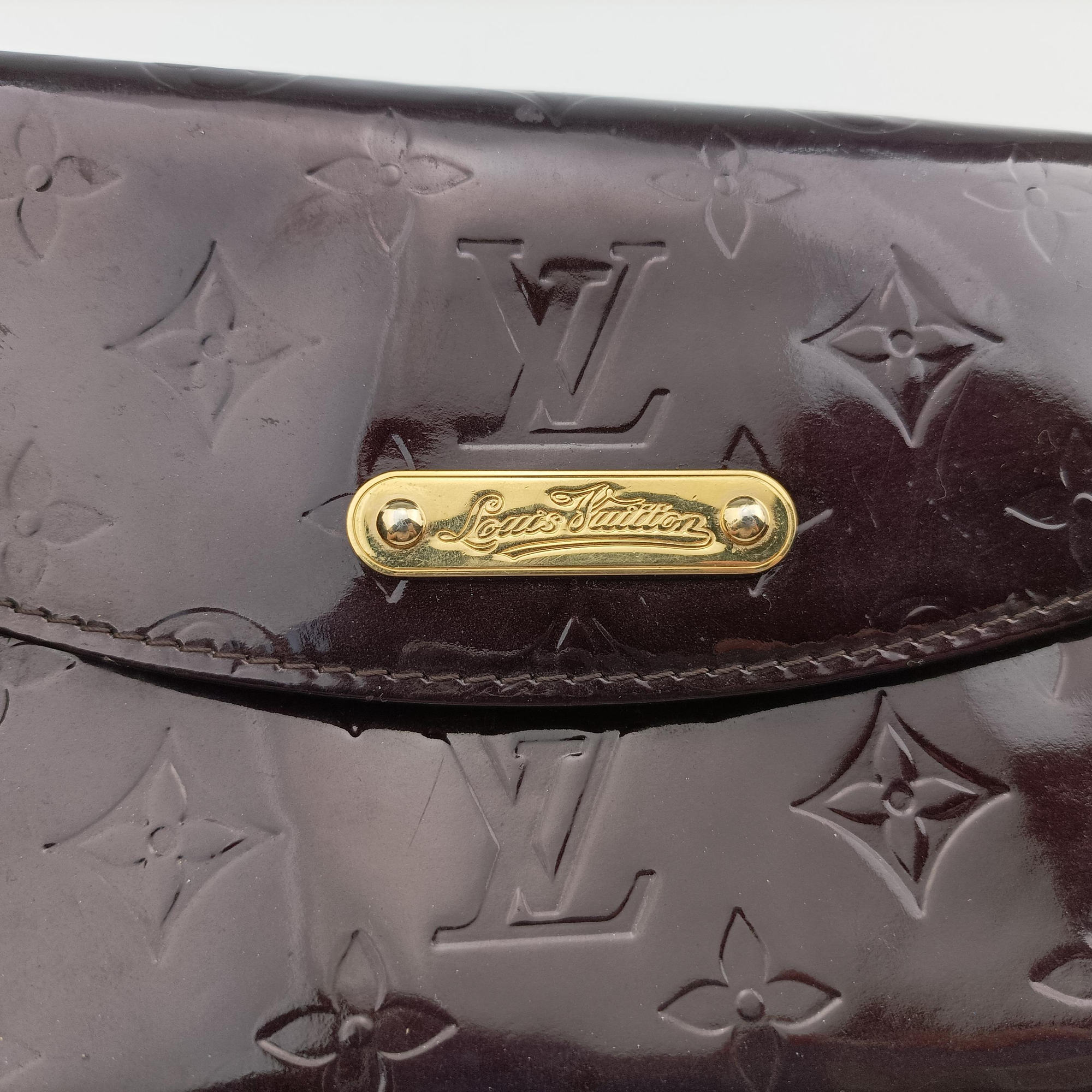 Pre-owned Louis Vuitton Belle Air Amarante Vernis M93613 shoulderbag | stylenewstar