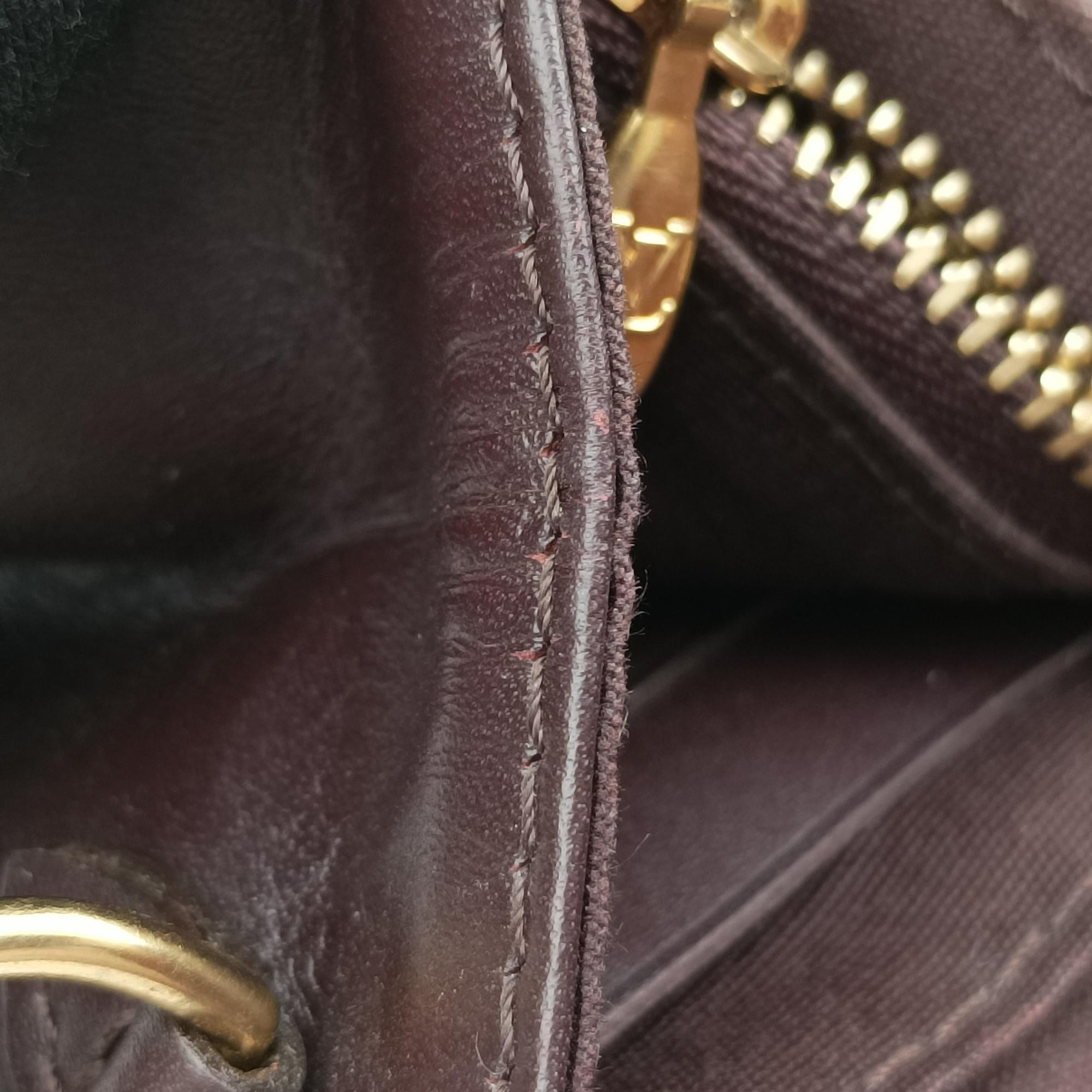 Pre-owned Louis Vuitton Belle Air Amarante Vernis M93613 shoulderbag | stylenewstar