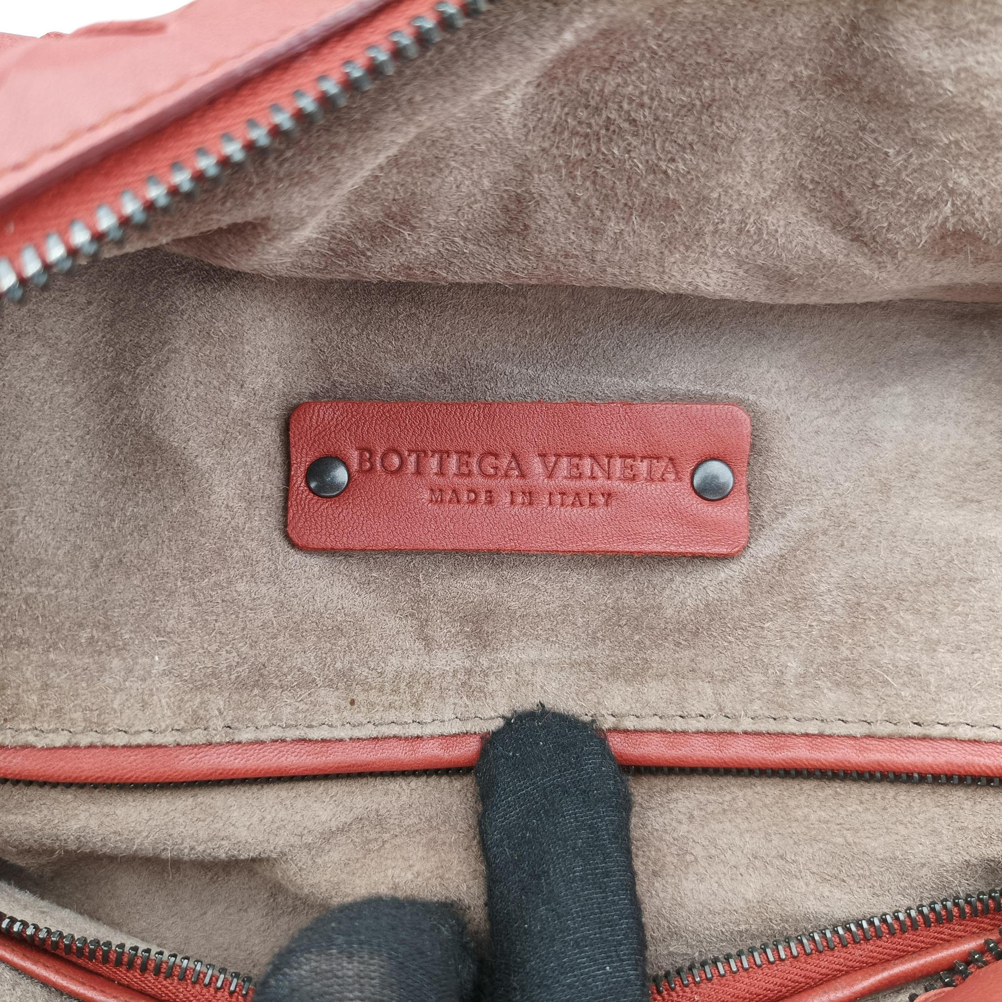 Pre-owned Bottega Veneta Intrecciato terracotta lambskin  handbag | stylenewstar