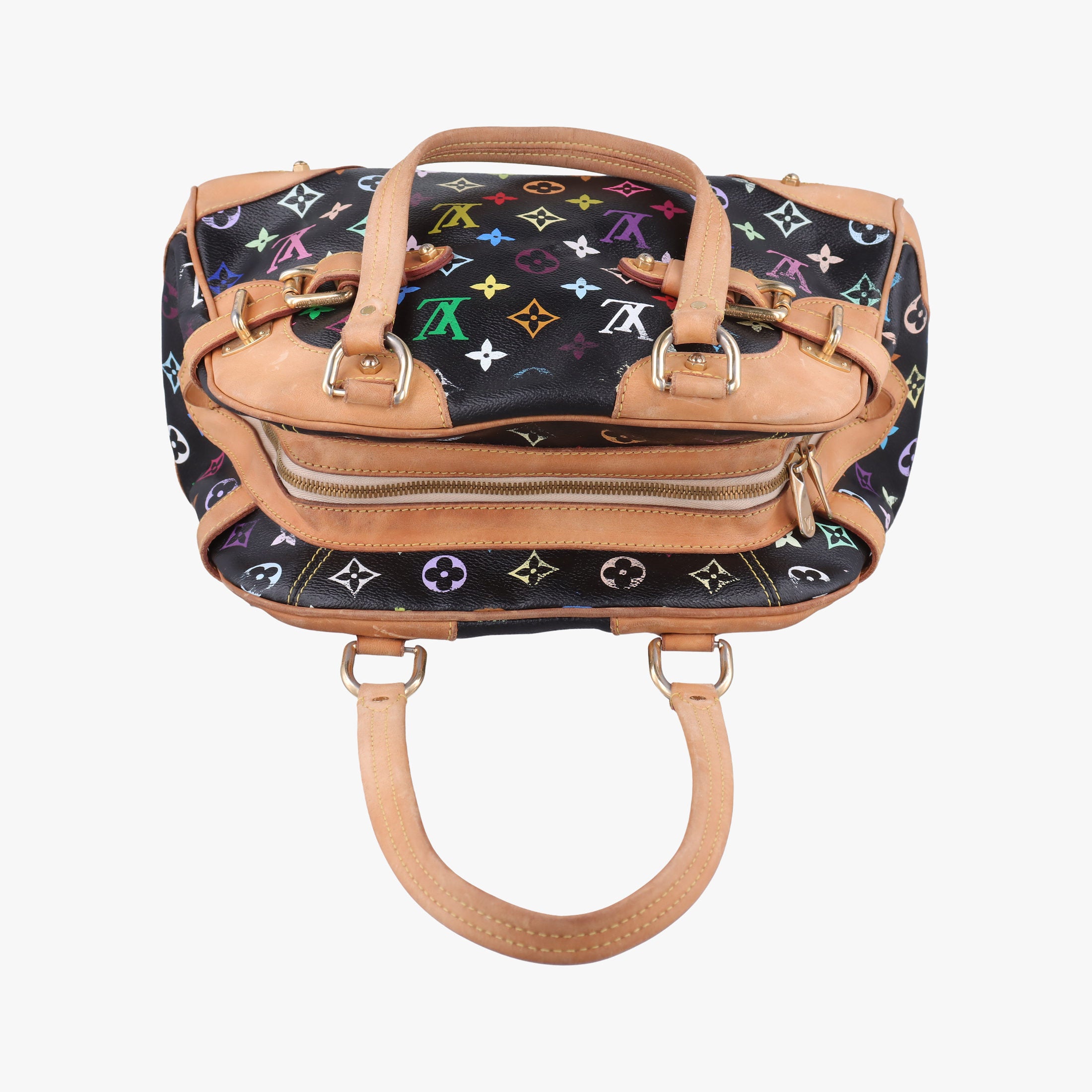 Pre-owned Louis Vuitton CLAUDIA Noir Monogram Multicolor M40194 handbag | stylenewstar