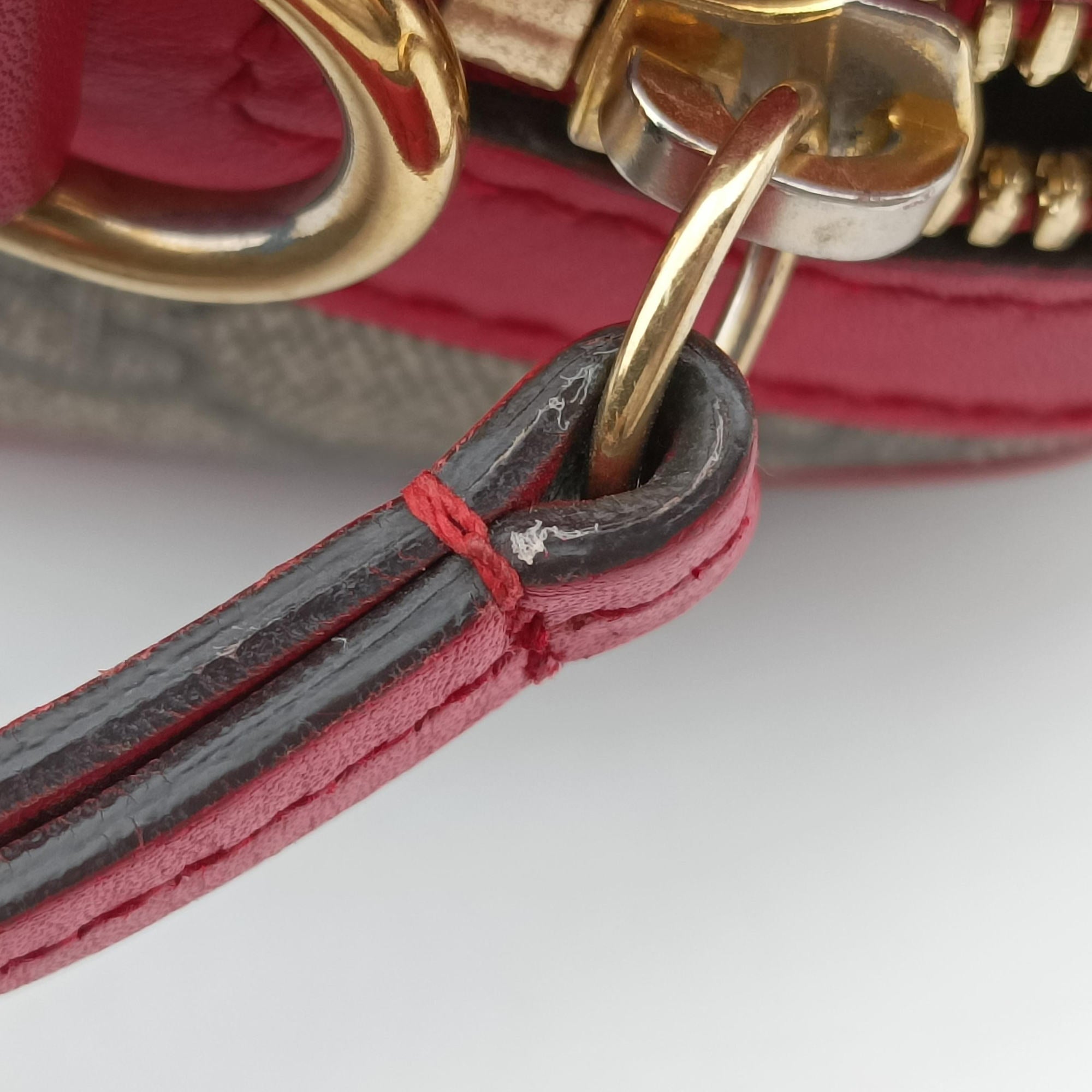 Pre-owned Gucci GG SUPREME Beige×Multicolour PVC coated canvas×Leather 409529 shoulderbag | stylenewstar