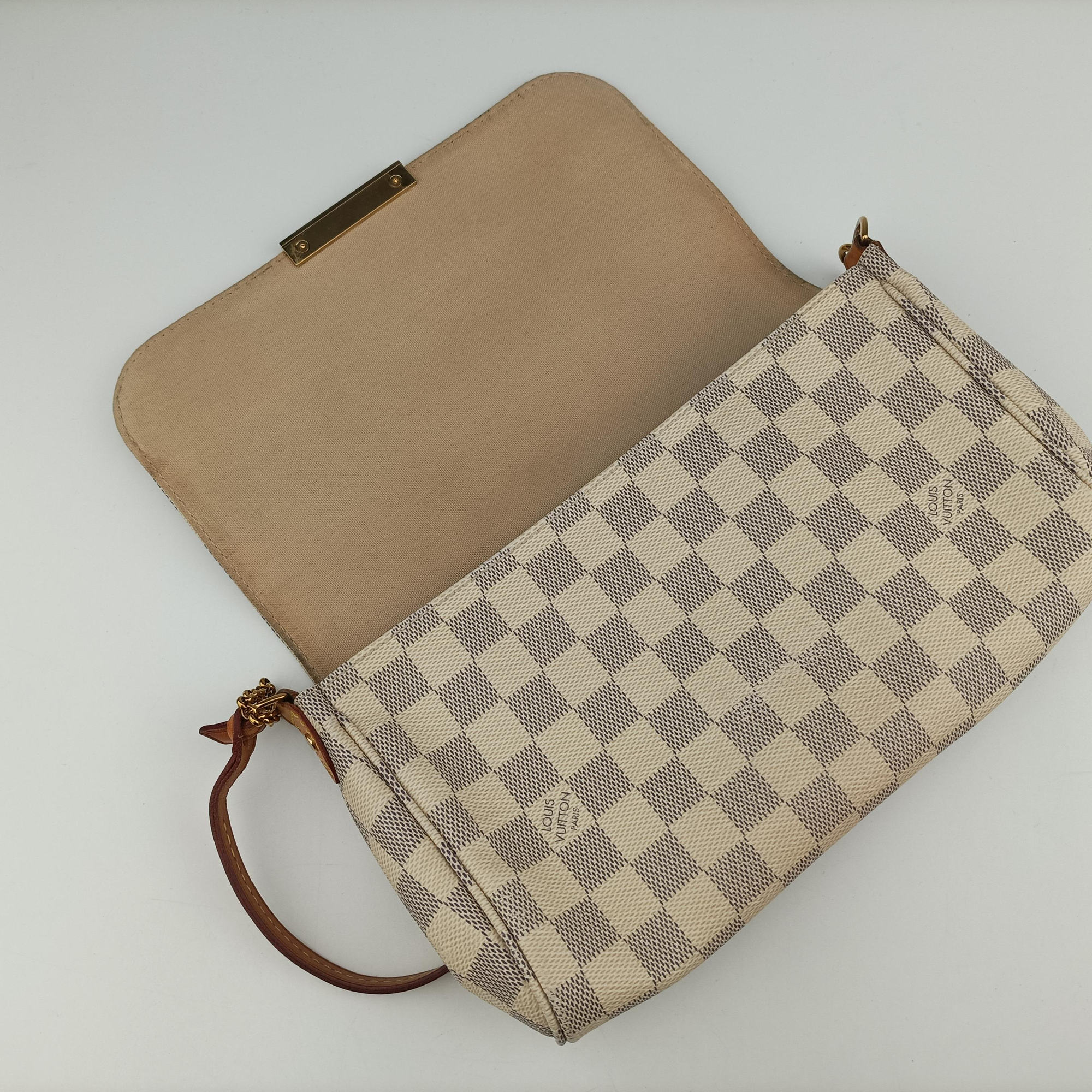 Vintage Louis Vuitton FAVORITE PM Azur Damier Canvas N41277 shoulderbag | stylenewstar