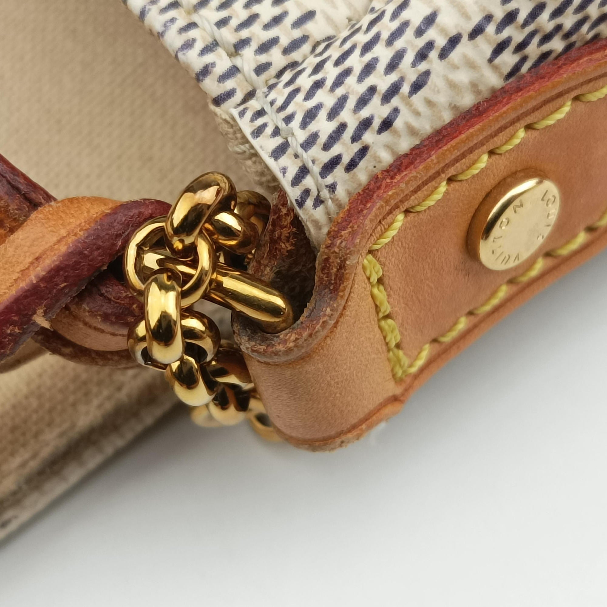 Vintage Louis Vuitton FAVORITE PM Azur Damier Canvas N41277 shoulderbag | stylenewstar