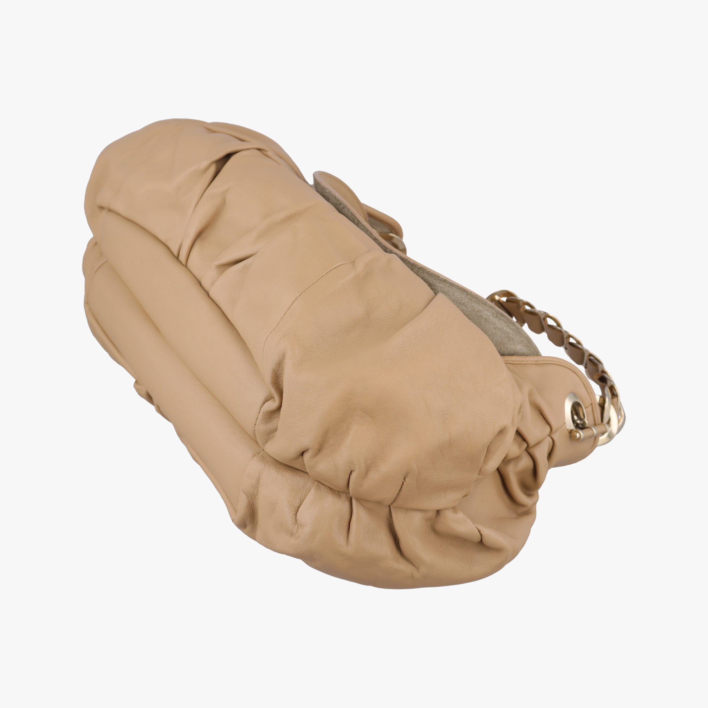 Pre-owned Christian Dior Jazz Club Beige leather  shoulderbag | stylenewstar