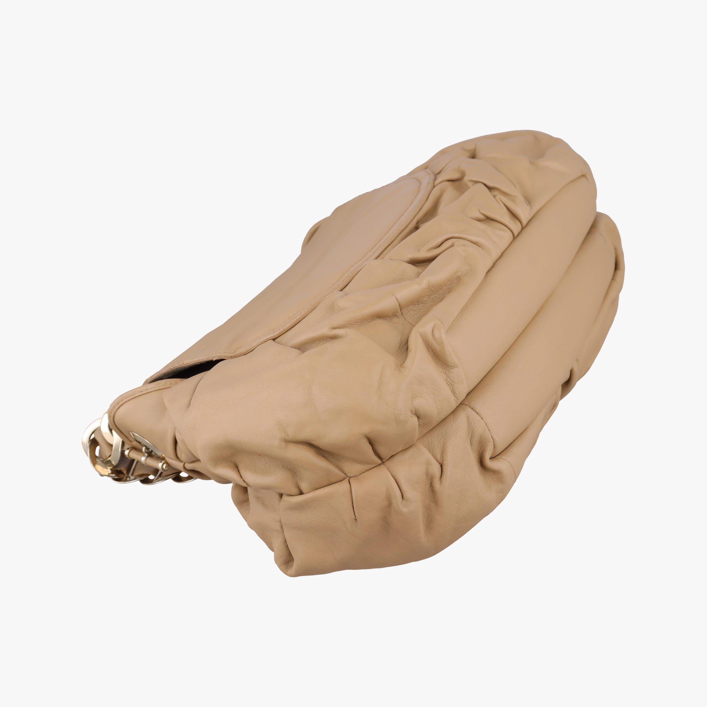Pre-owned Christian Dior Jazz Club Beige leather  shoulderbag | stylenewstar