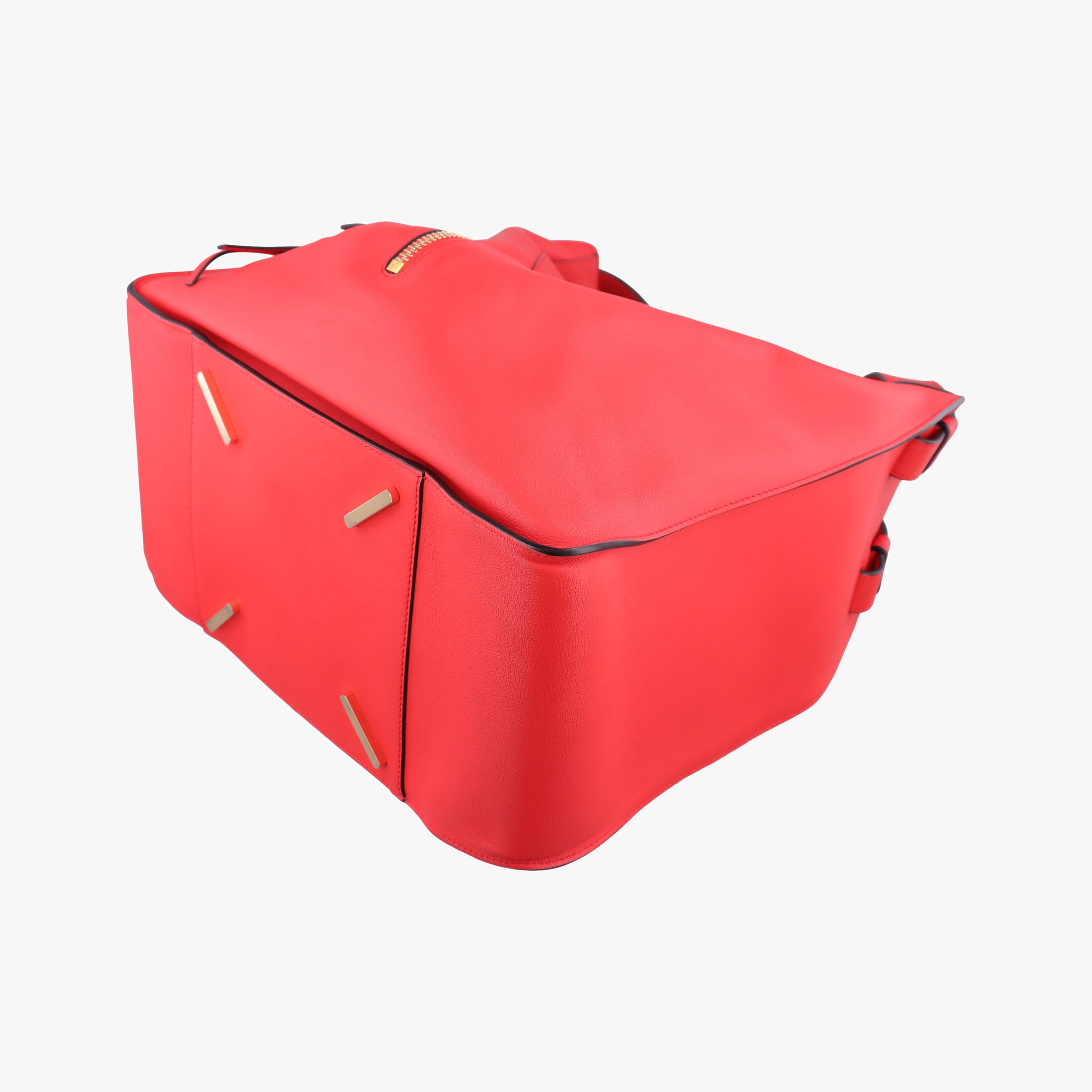 Pre-owned Loewe Hammock Red Leather  shoulderbag | stylenewstar