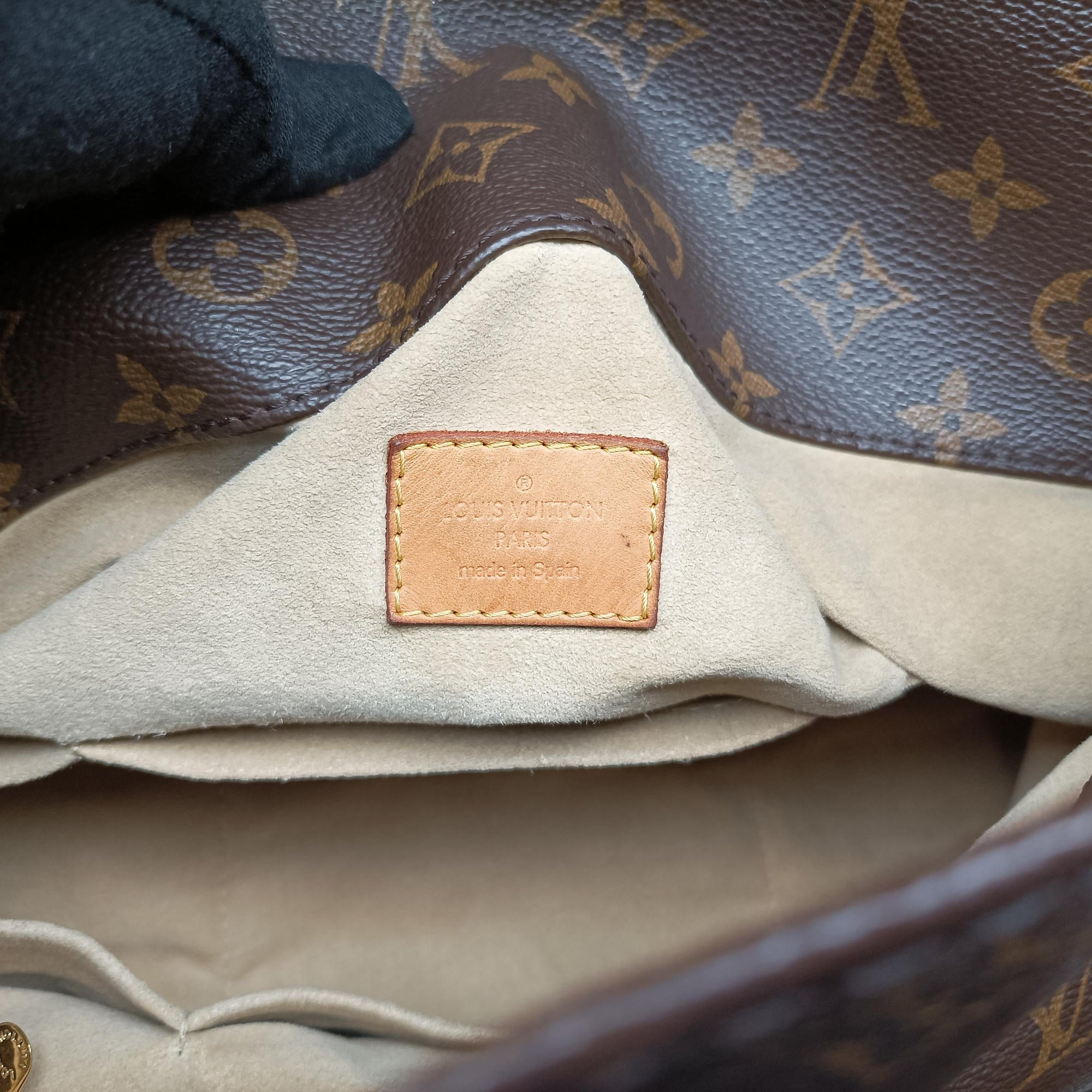 Pre-owned Louis Vuitton ARTSY MM Brown Monogram Canvas M40249 handbag | stylenewstar