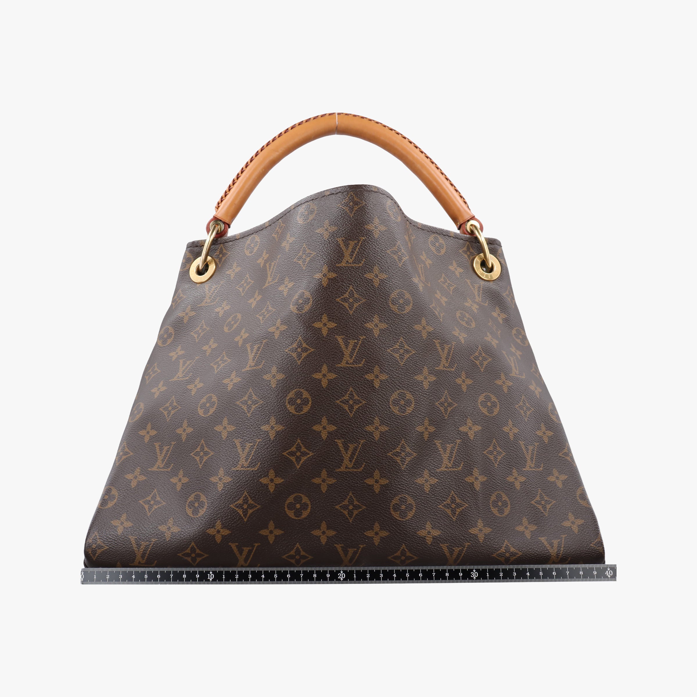 Pre-owned Louis Vuitton ARTSY MM Brown Monogram Canvas M40249 handbag | stylenewstar