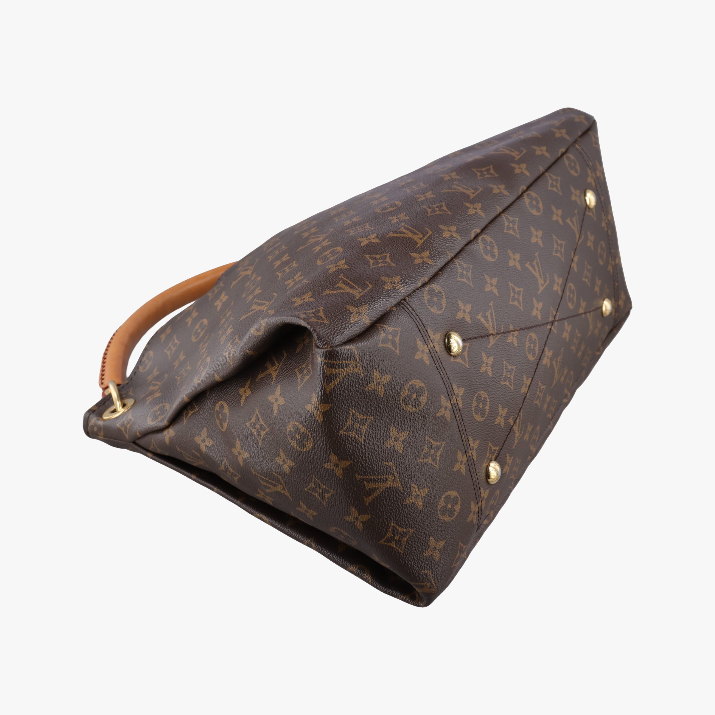 Pre-owned Louis Vuitton ARTSY MM Brown Monogram Canvas M40249 handbag | stylenewstar