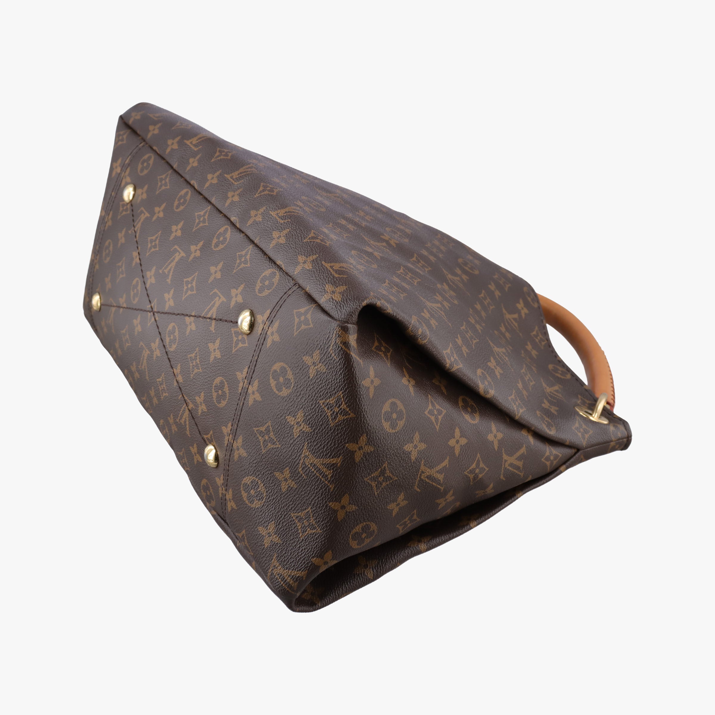 Pre-owned Louis Vuitton ARTSY MM Brown Monogram Canvas M40249 handbag | stylenewstar