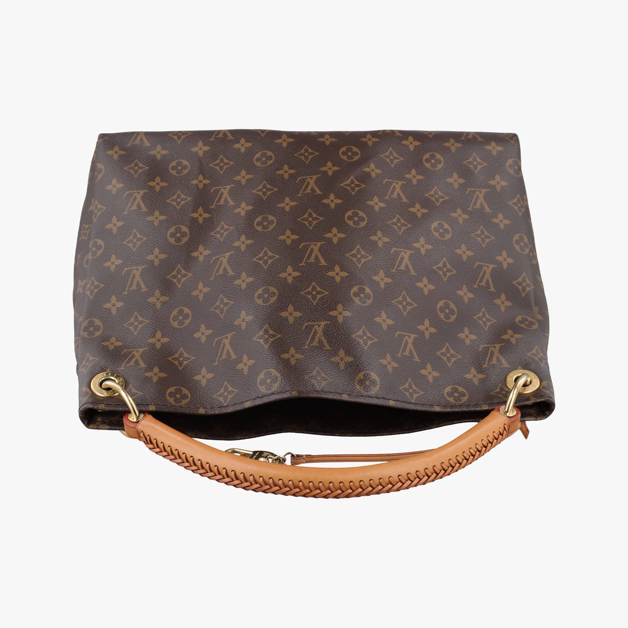 Pre-owned Louis Vuitton ARTSY MM Brown Monogram Canvas M40249 handbag | stylenewstar