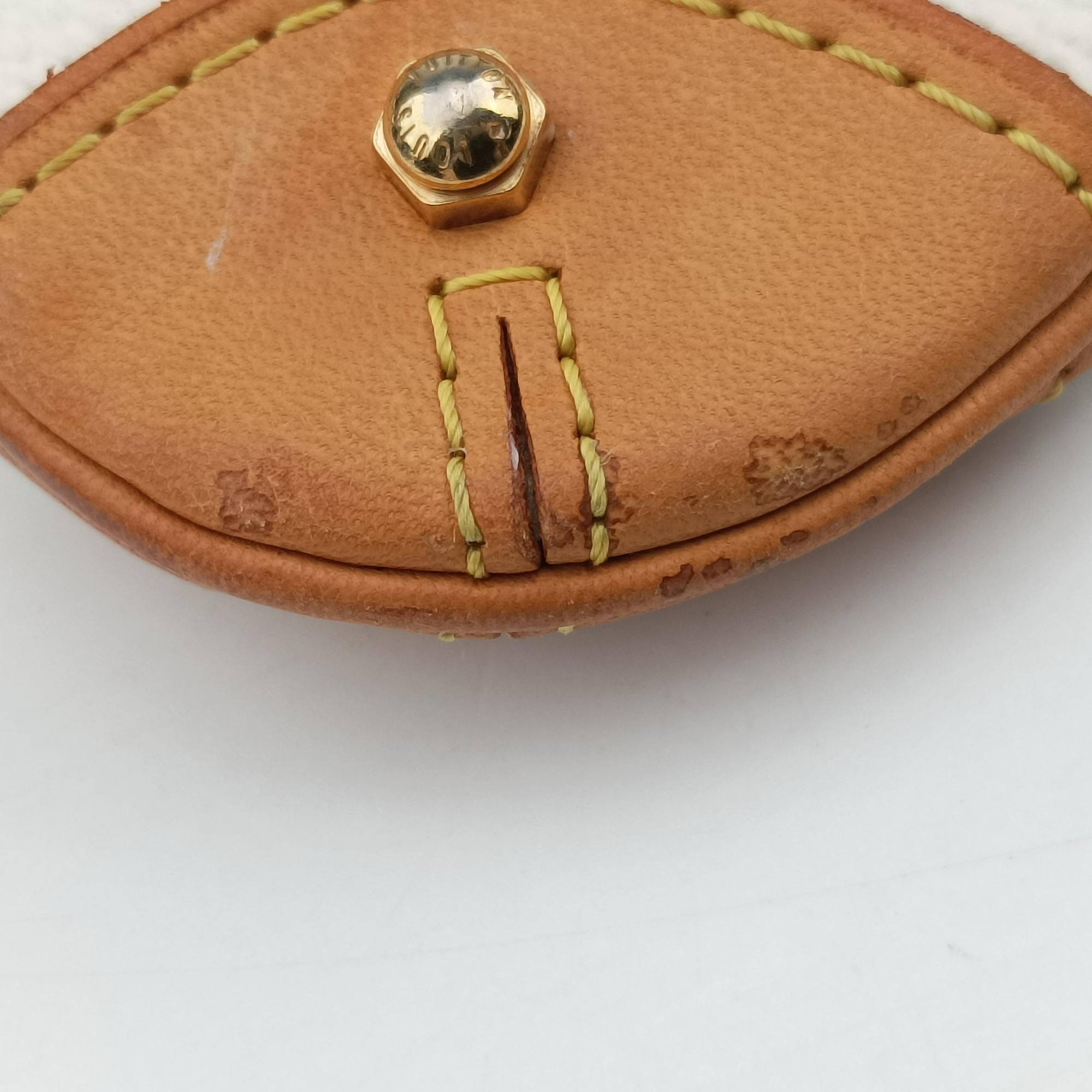 Secondhand Louis Vuitton Pochette Mira MM Accessory Pouch white Monogram Multicolor M60096 handbag | stylenewstar