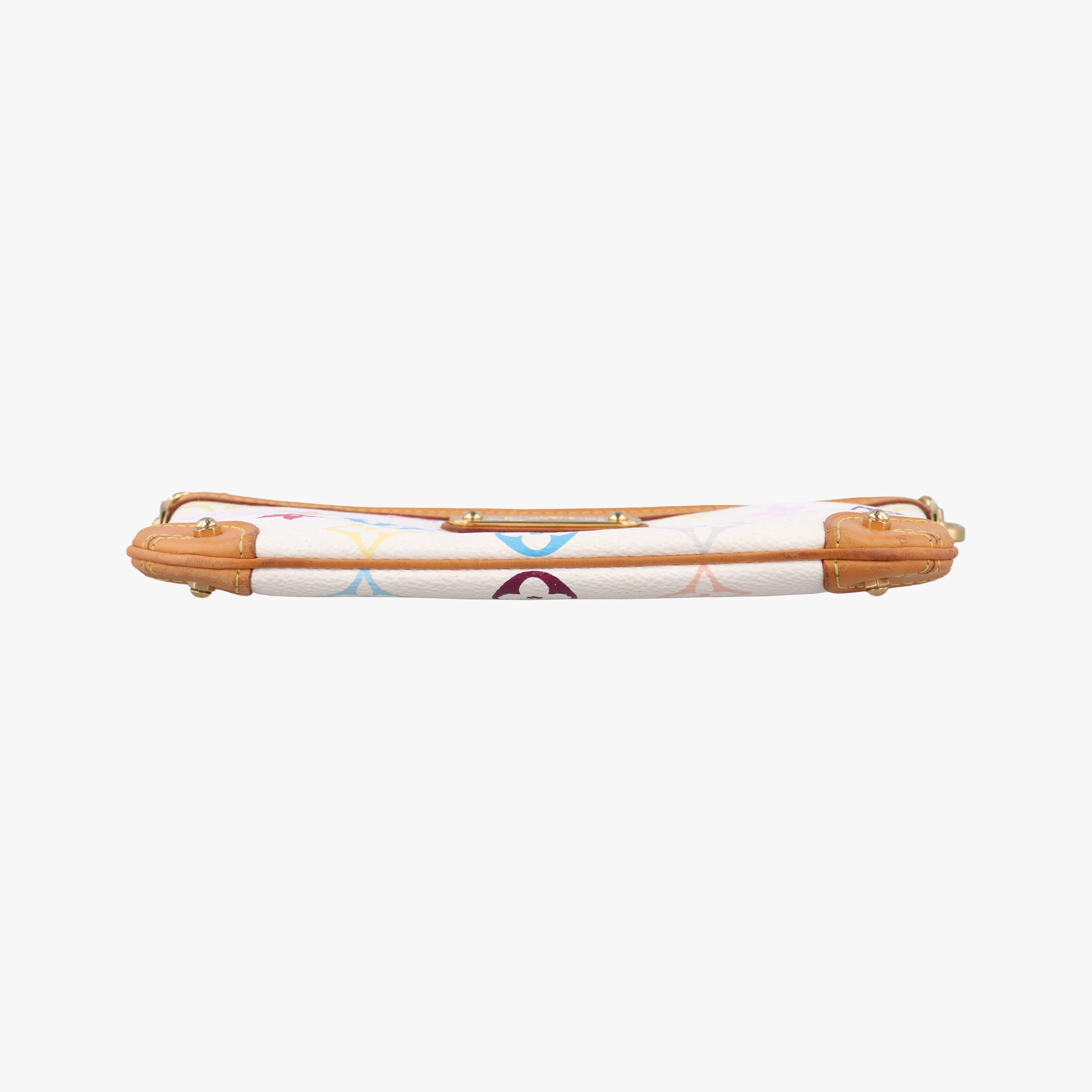 Secondhand Louis Vuitton Pochette Mira MM Accessory Pouch white Monogram Multicolor M60096 handbag | stylenewstar