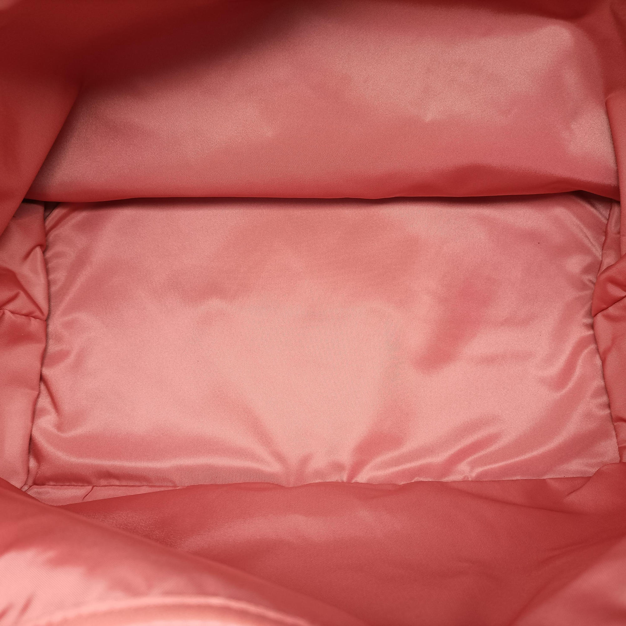 Pre-owned Bottega Veneta Intrecciato Coral Pink Lambskin  shoulderbag | stylenewstar