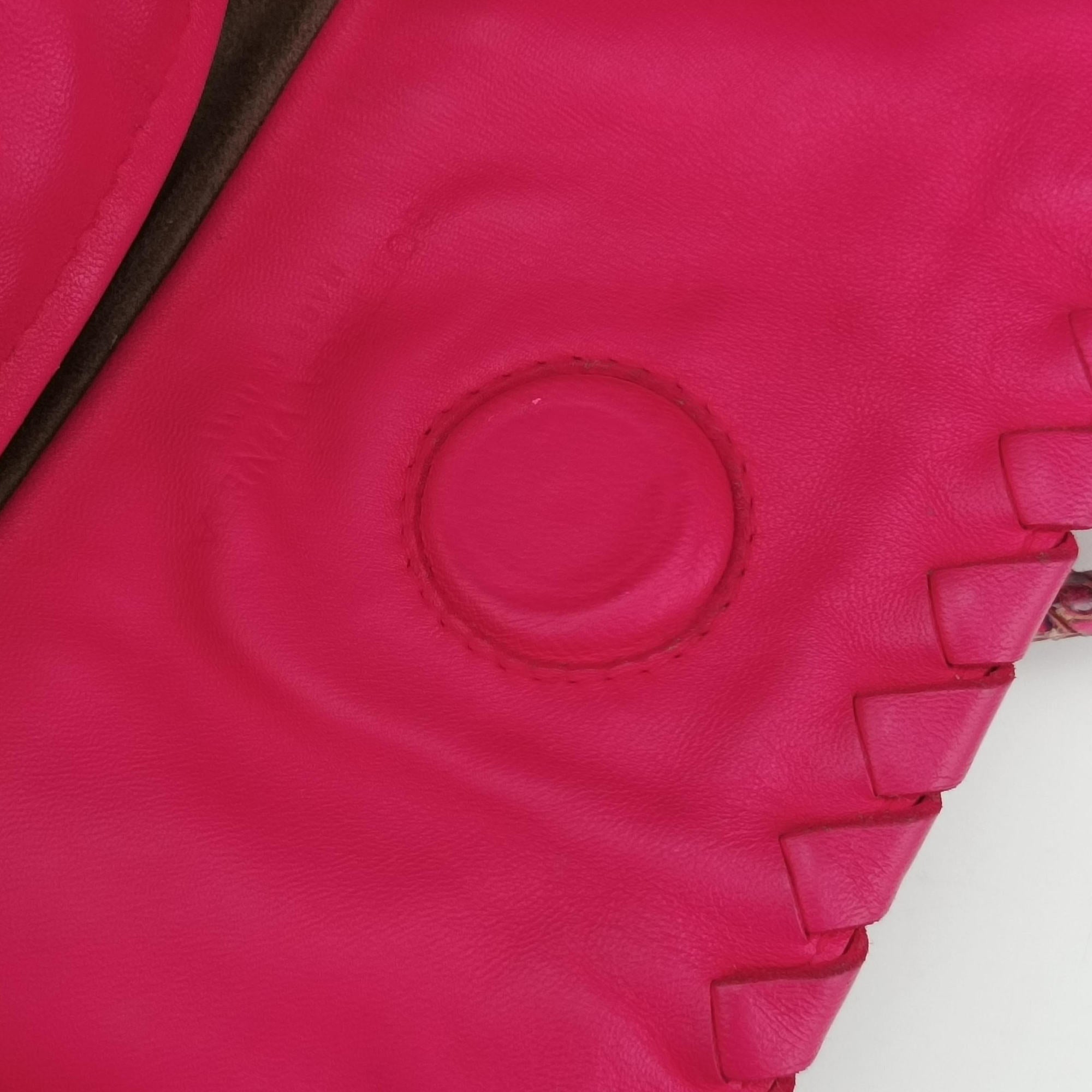 Pre-owned Bottega Veneta Intrecciato Pink lambskin  shoulderbag | stylenewstar