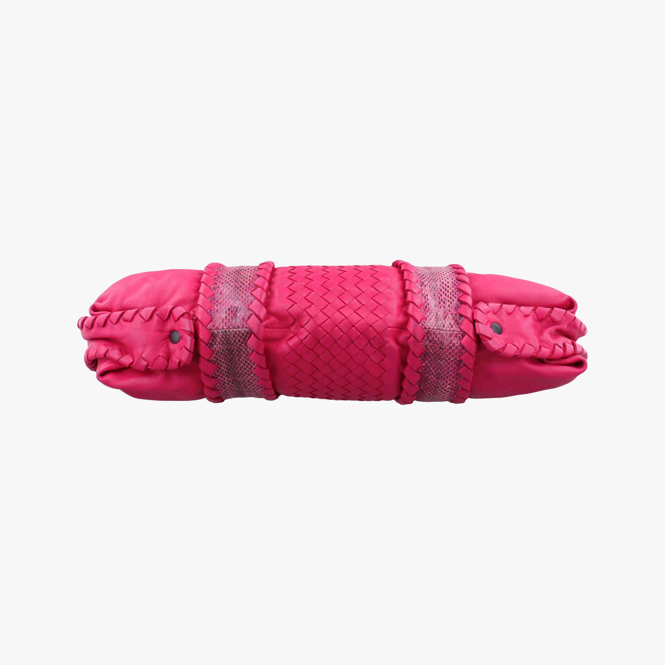 Pre-owned Bottega Veneta Intrecciato Pink lambskin  shoulderbag | stylenewstar