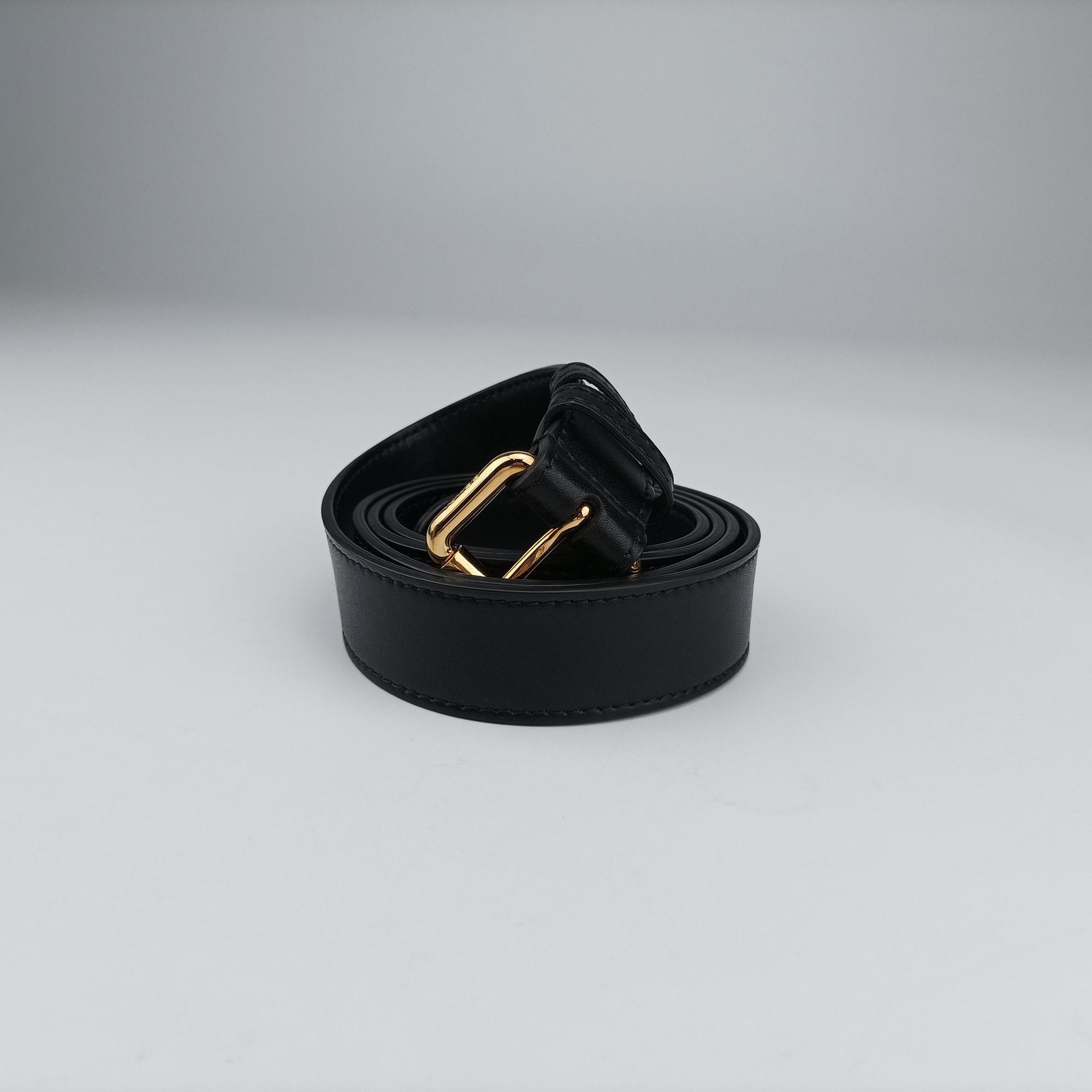 Pre-owned Fendi F is Black Leather 8BM005 bum bag/waist bag | stylenewstar